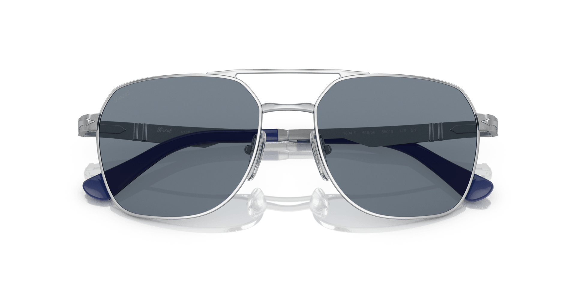 0PO1004S Steel Unisex Sunglasses