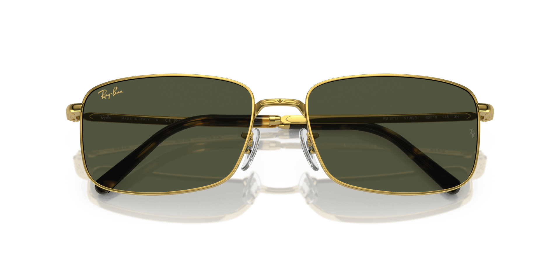 0RB3717 Metal Unisex Sunglasses