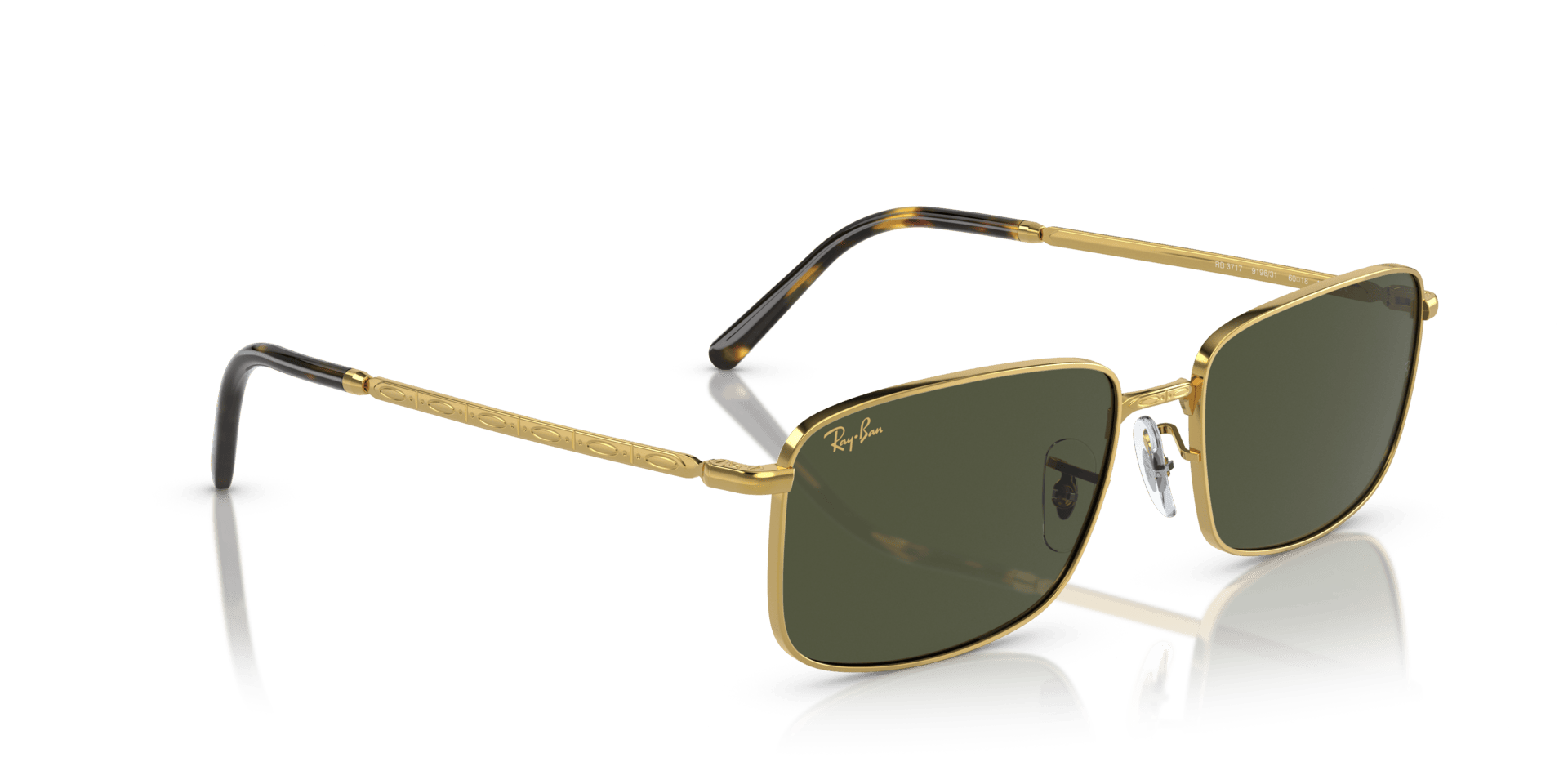 0RB3717 Metal Unisex Sunglasses