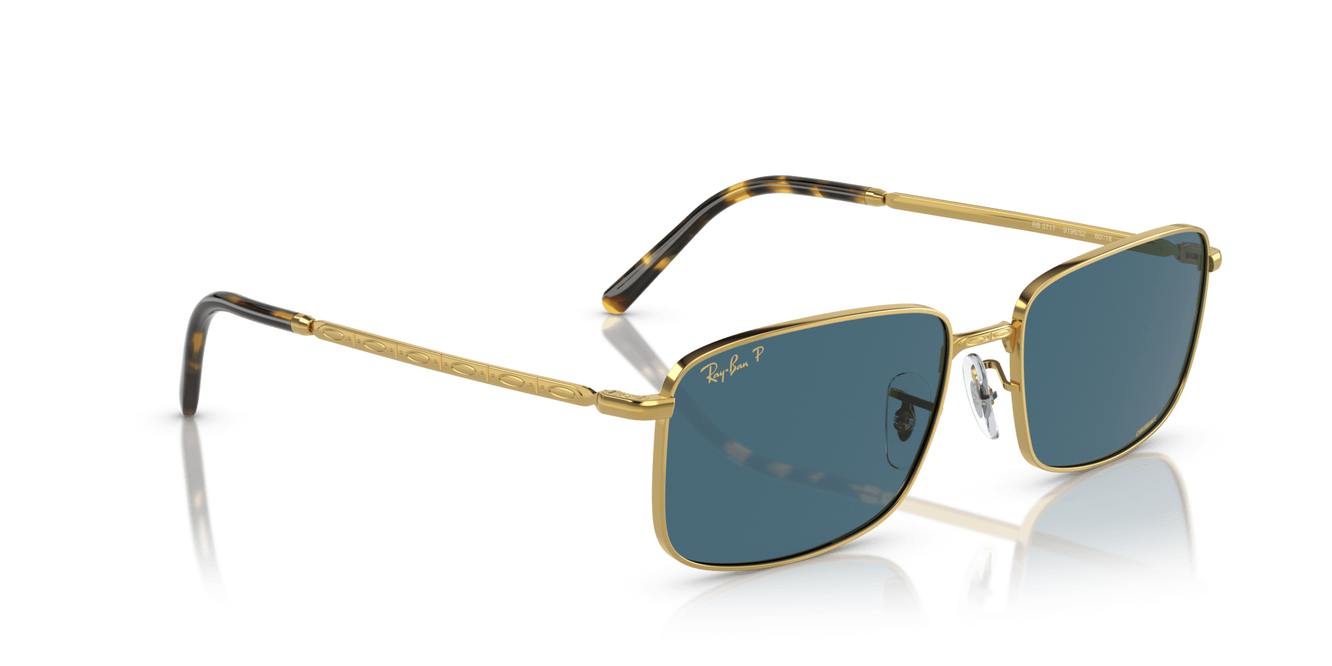 0RB3717 Metal Unisex Sunglasses