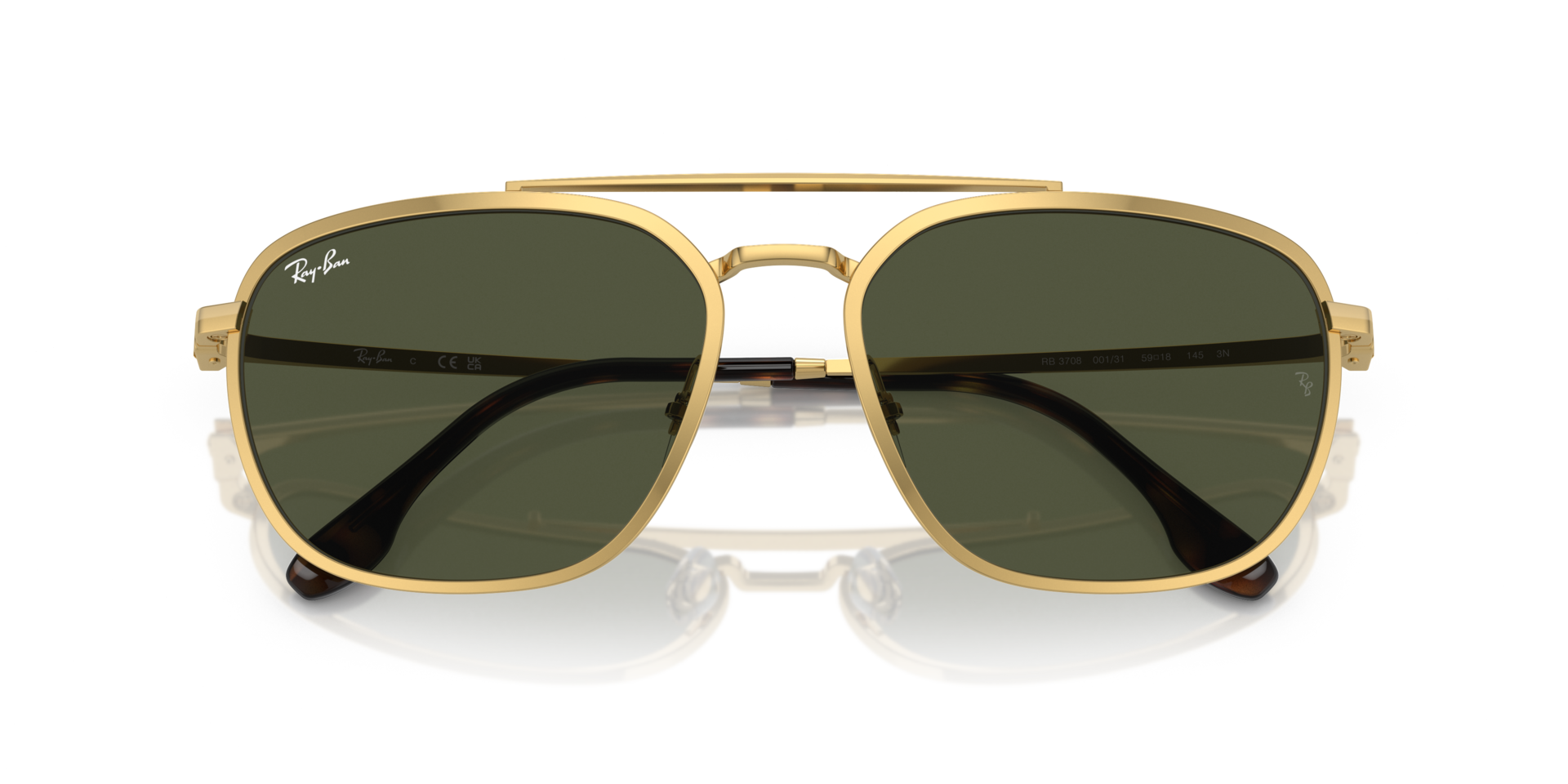 0RB3708 Metal Unisex Sunglasses
