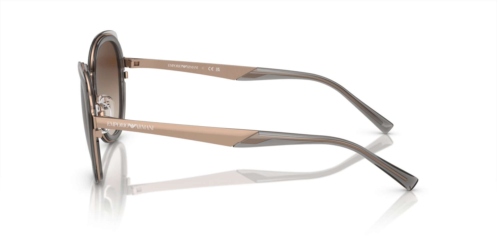 0EA2146 Metal Women Sunglasses