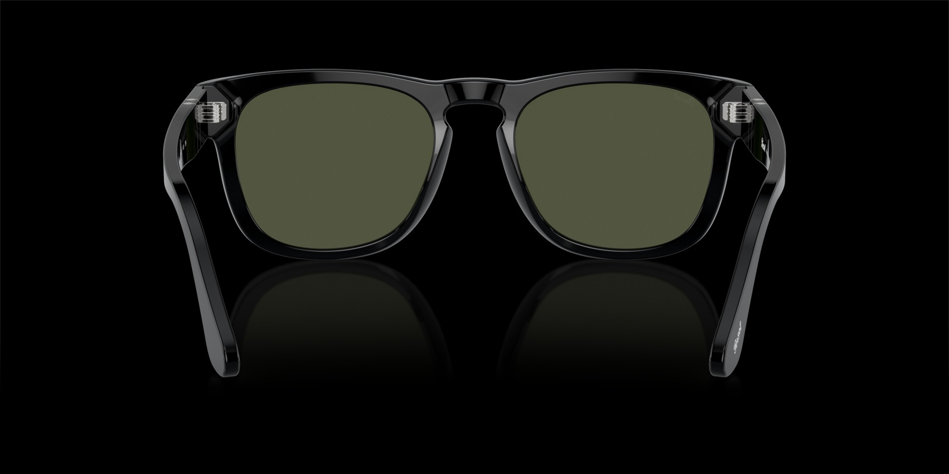 Persol Black Acetate Unisex Sunglass