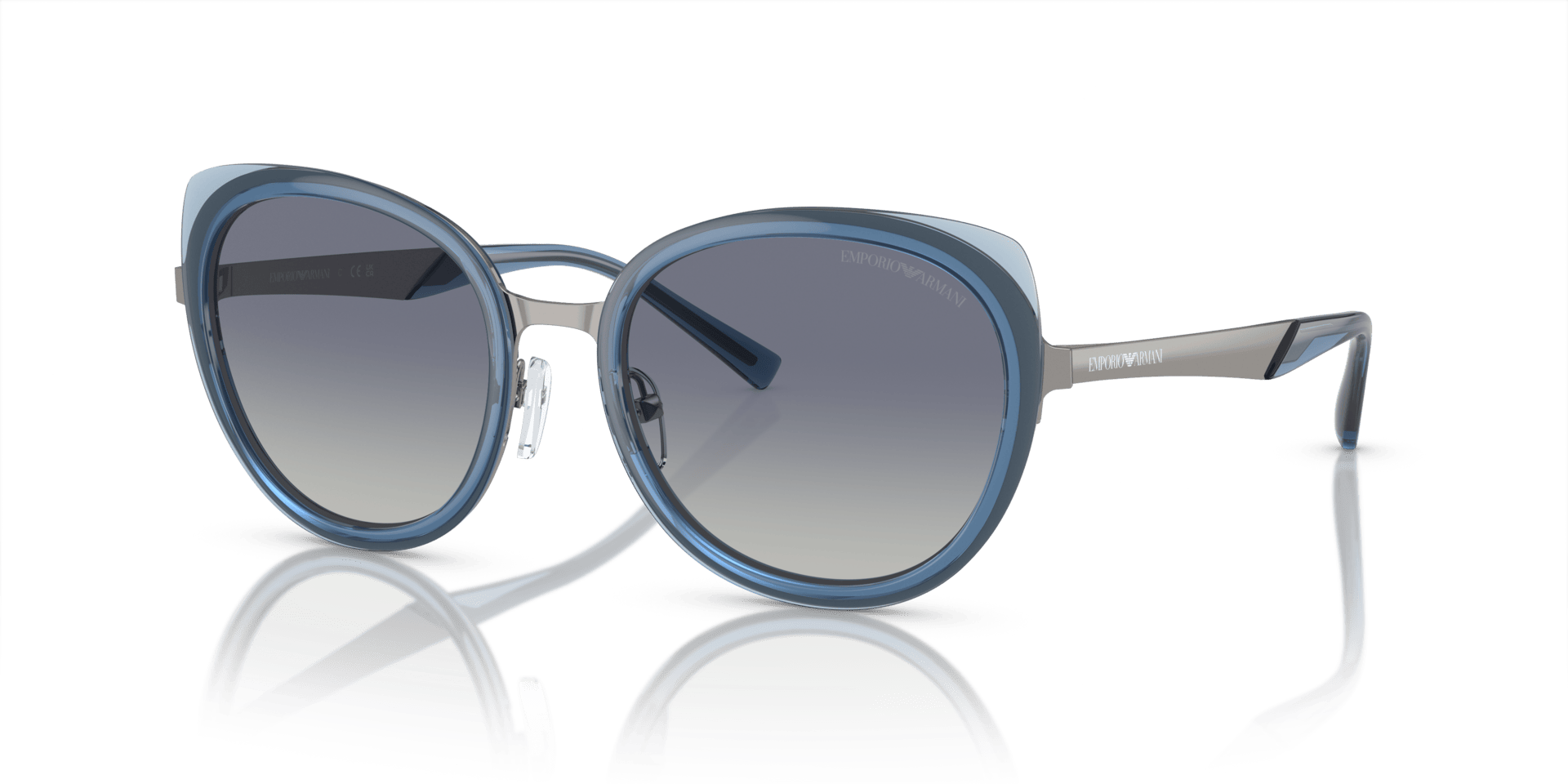 0EA2146 Metal Women Sunglasses