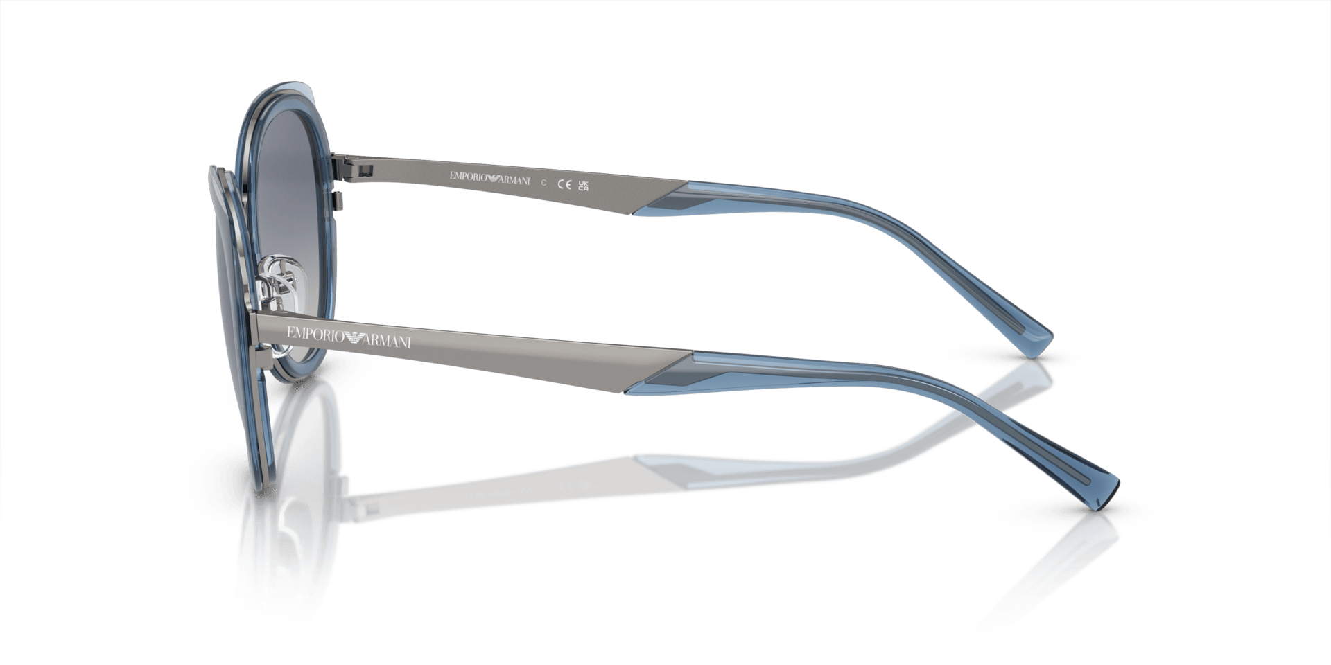 0EA2146 Metal Women Sunglasses