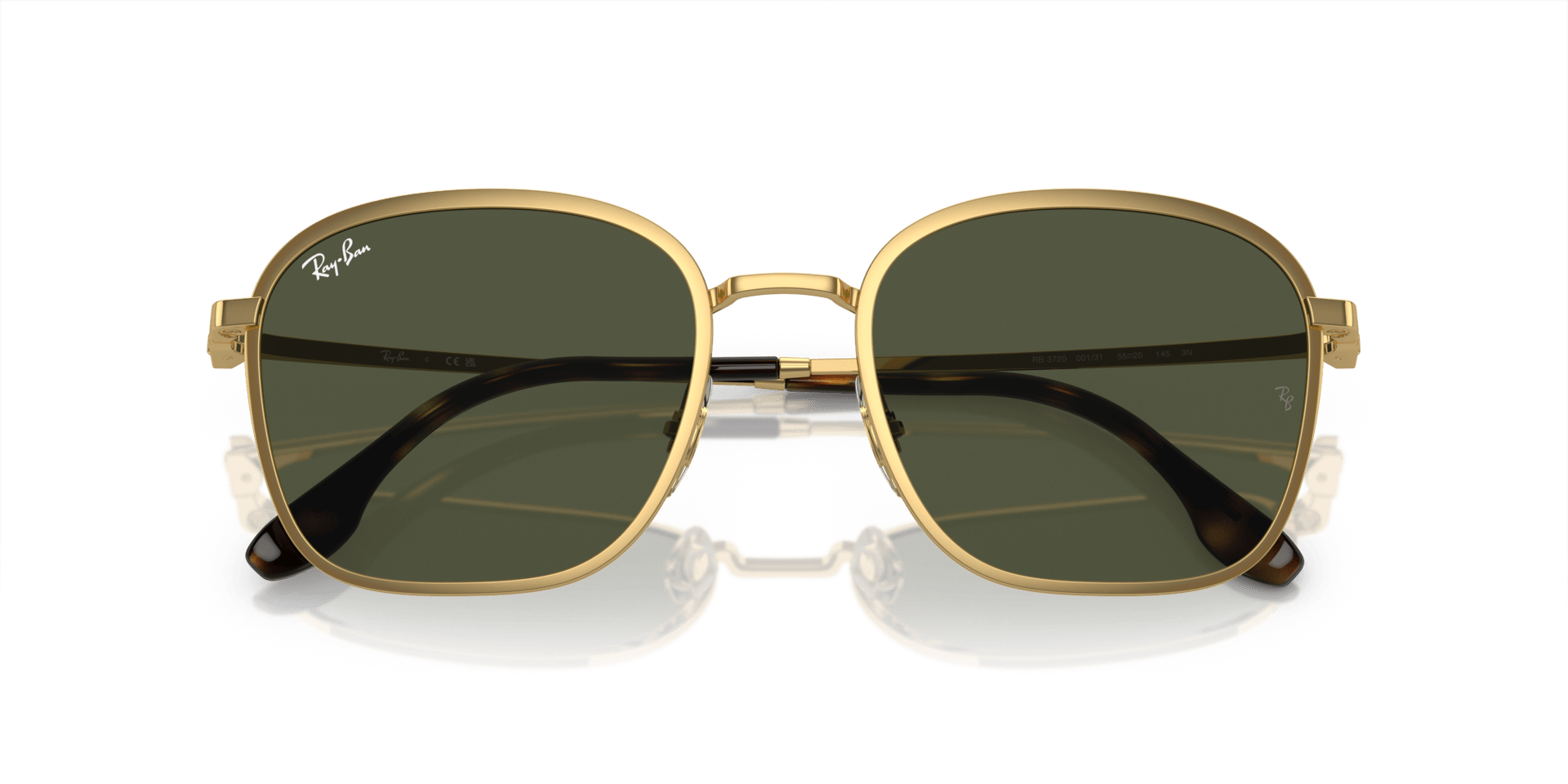 0RB3720 Metal Unisex Sunglasses