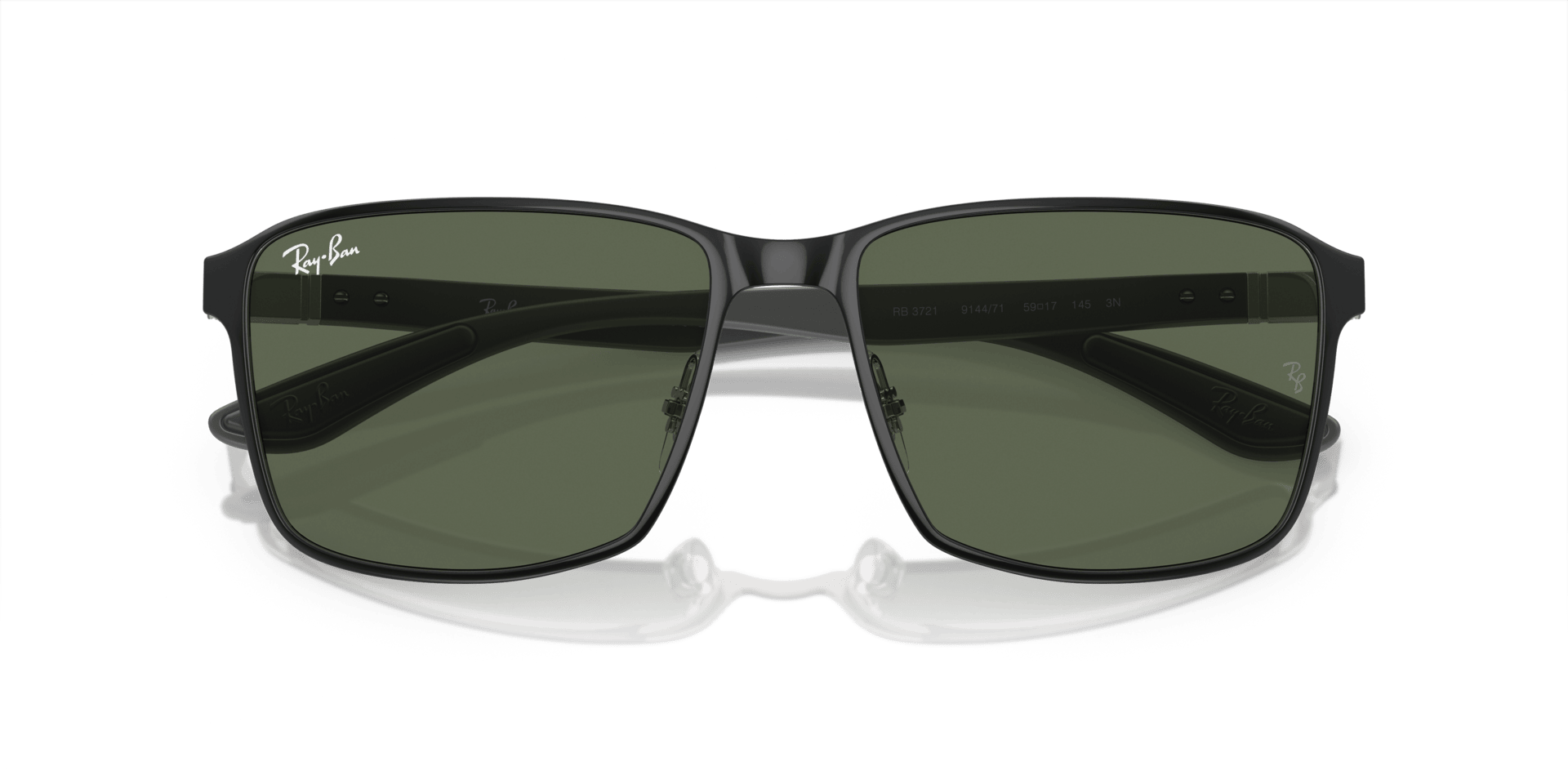 0RB3721 Metal Unisex Sunglasses