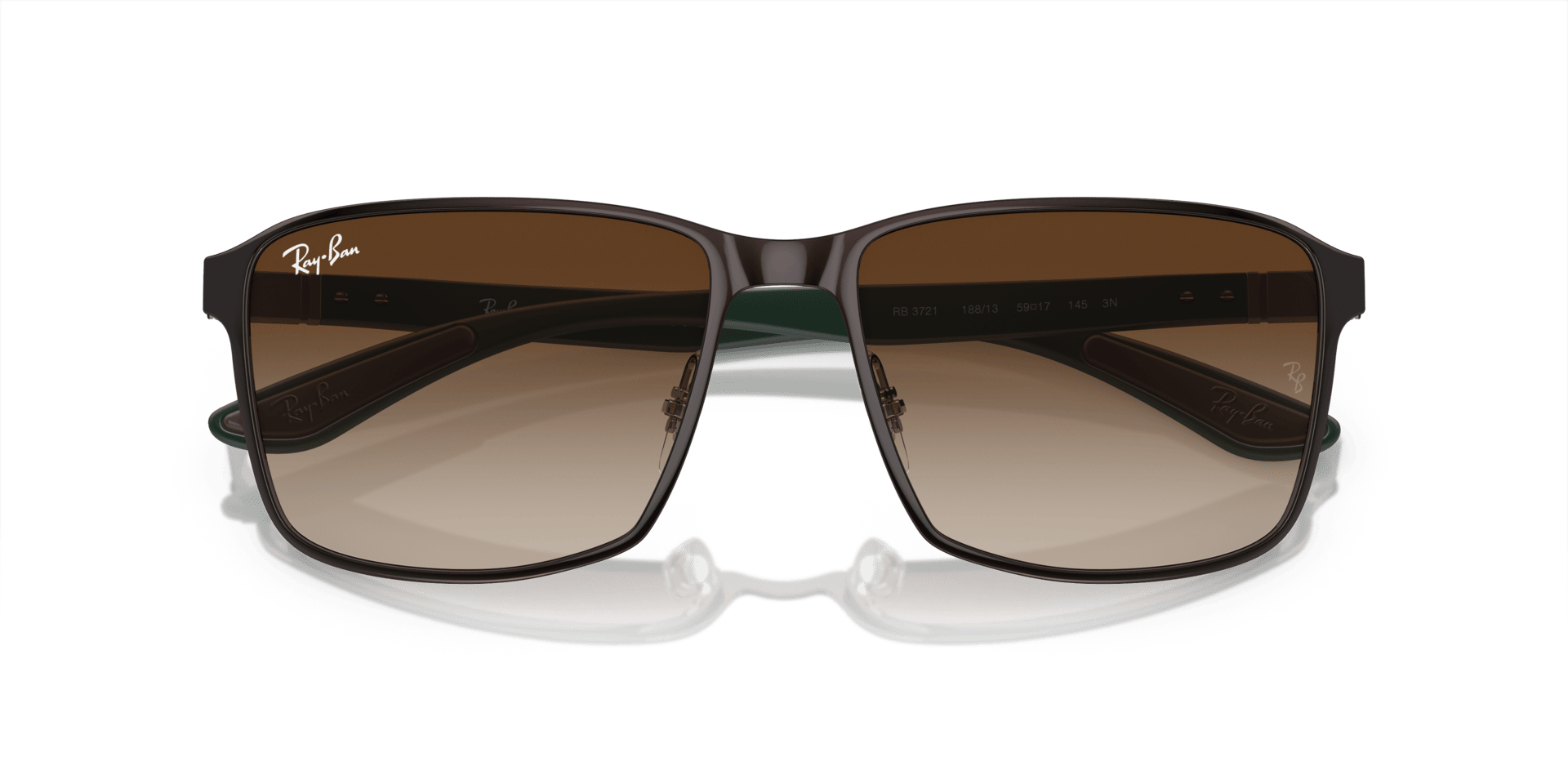 0RB3721 Metal Unisex Sunglasses