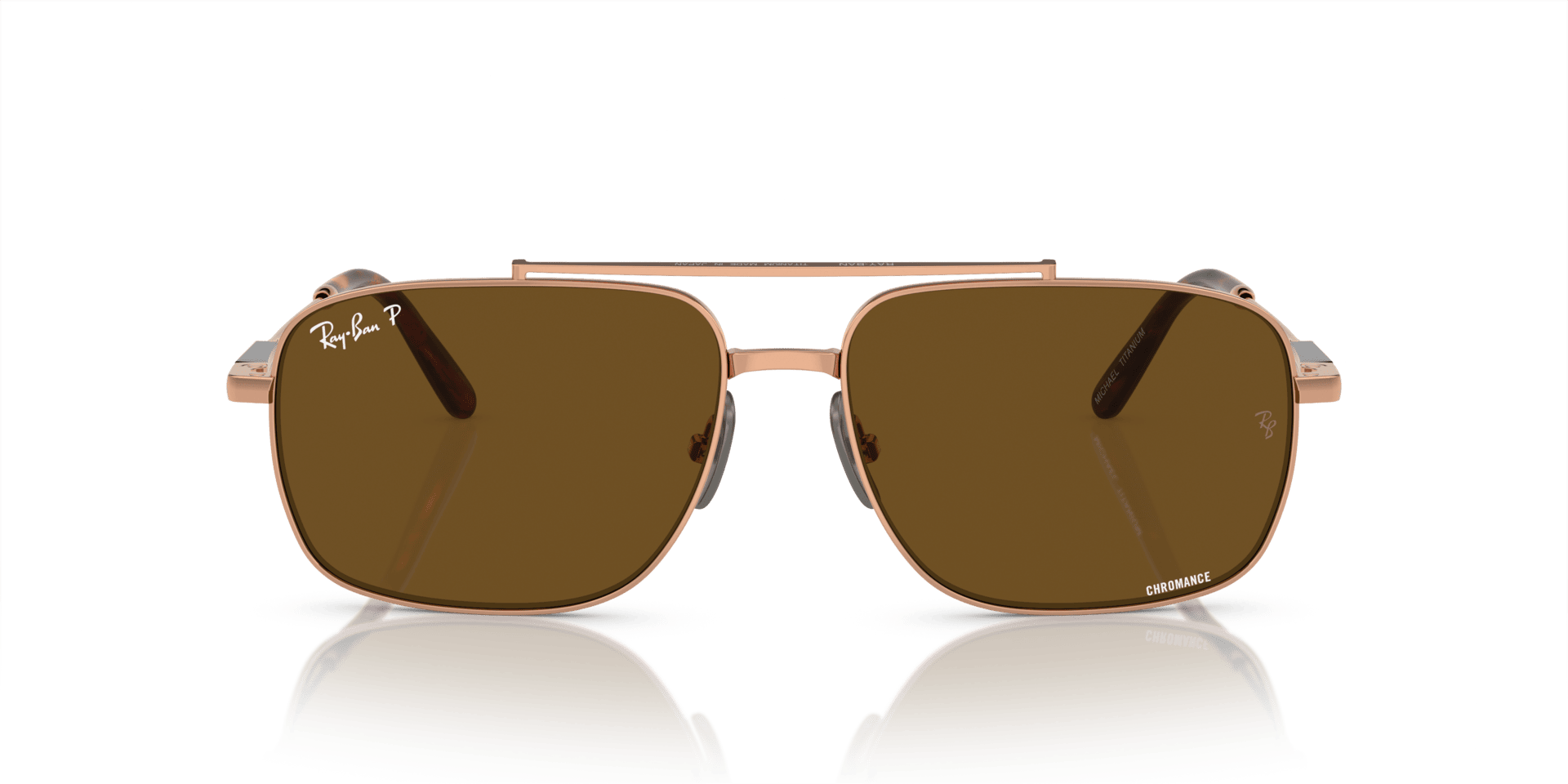 0RB8096 Titanium Unisex Sunglasses
