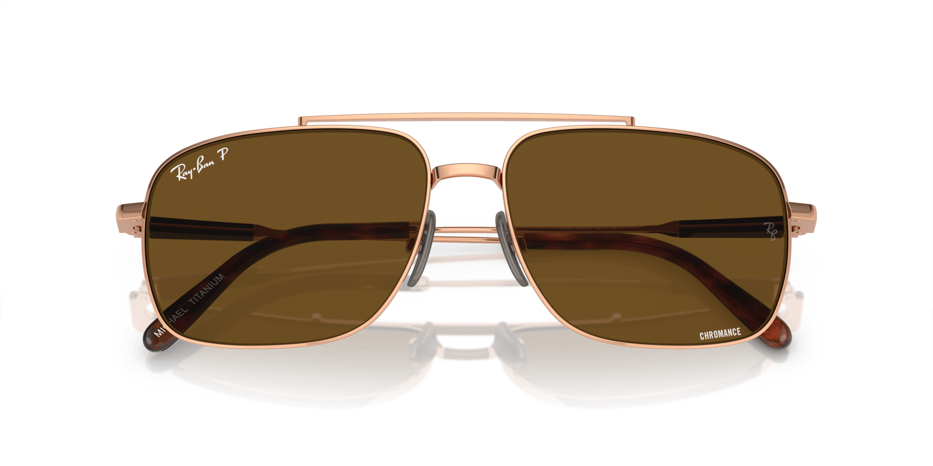 0RB8096 Titanium Unisex Sunglasses