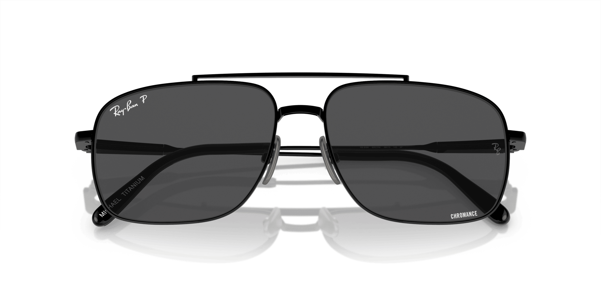 0RB8096 Titanium Unisex Sunglasses