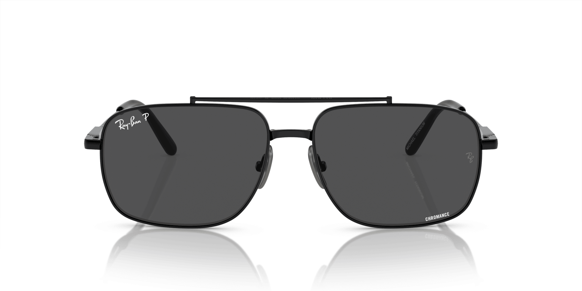 0RB8096 Titanium Unisex Sunglasses