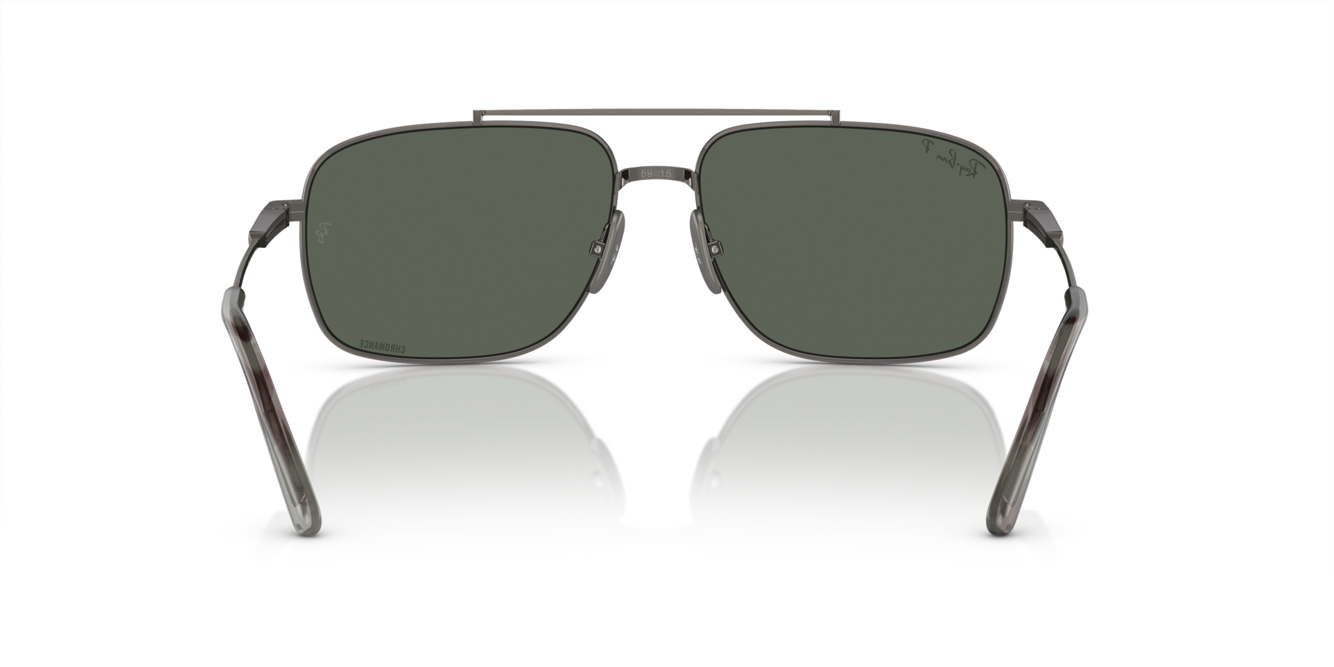 0RB8096 Titanium Unisex Sunglasses