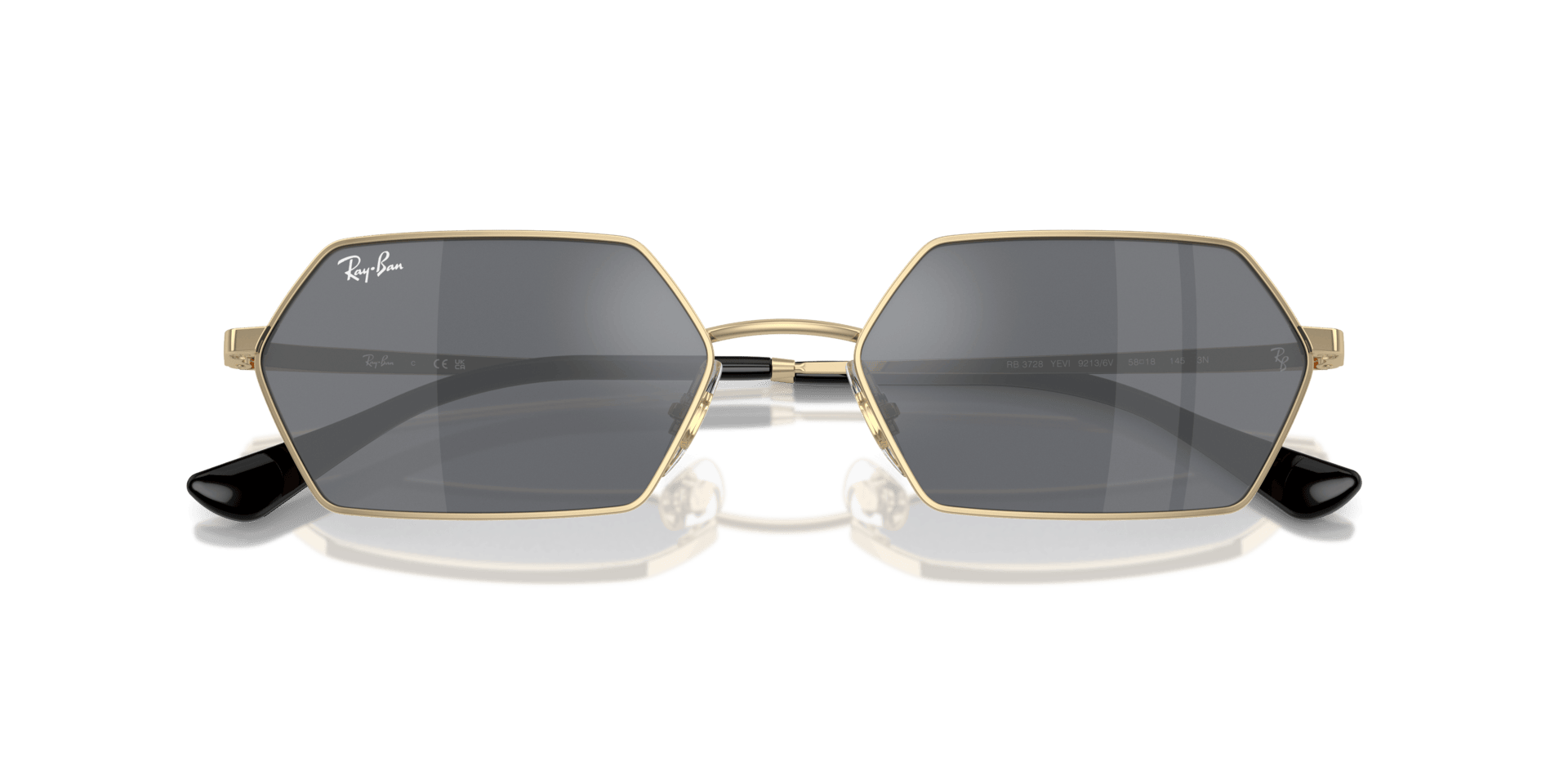 0RB3728 Metal Unisex Sunglasses