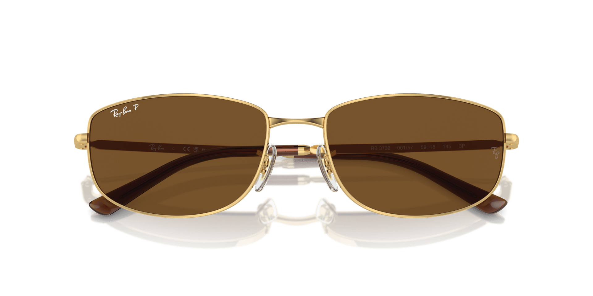 0RB3732 Metal Unisex Sunglasses