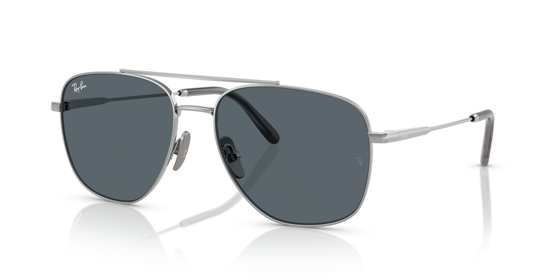 0RB8097 Titanium Unisex Sunglasses