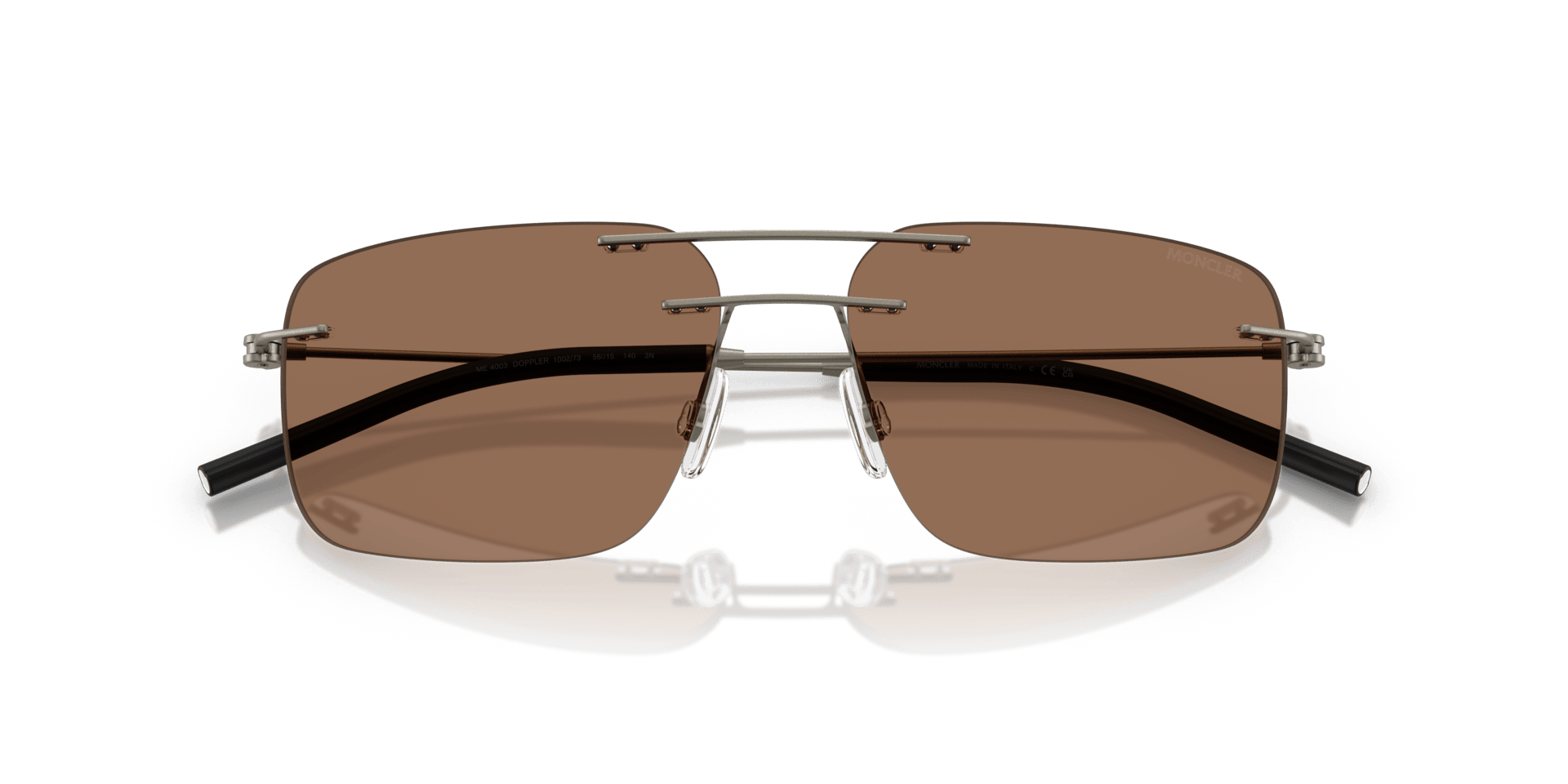 0ME4003 Steel Unisex Sunglasses