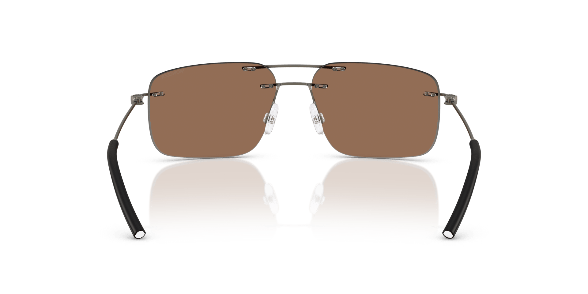 0ME4003 Steel Unisex Sunglasses