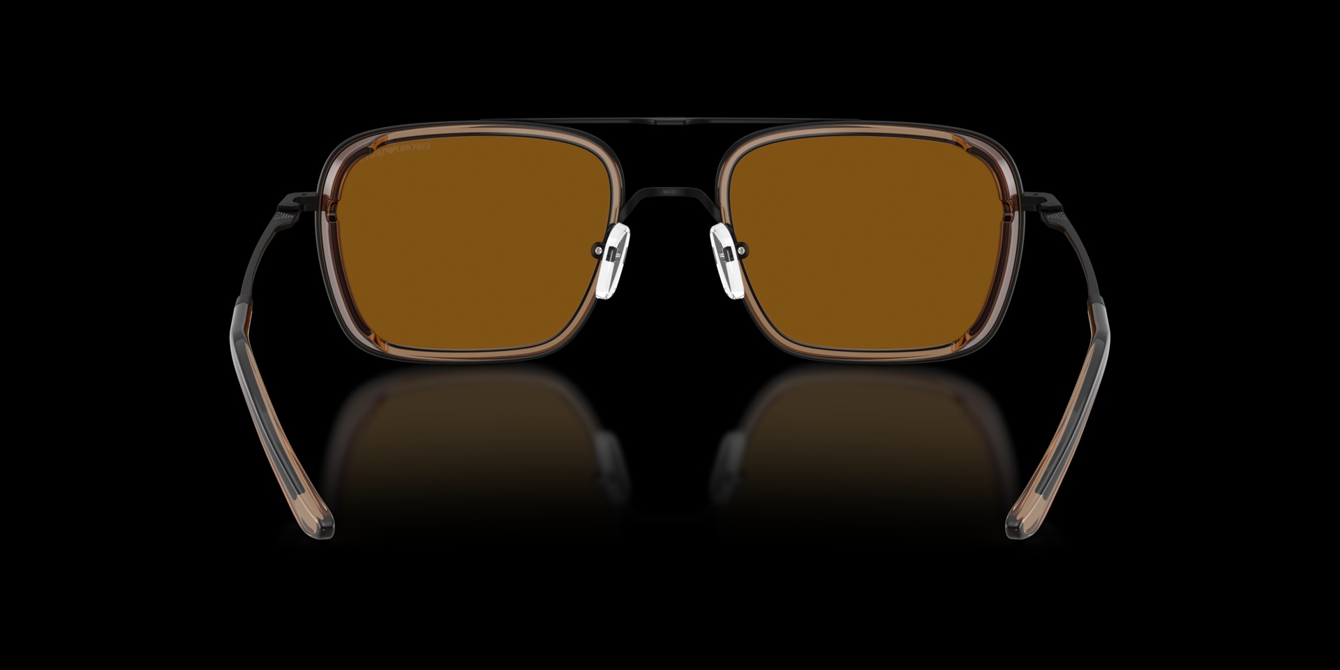 Emporio Armani Black Metal Man Sunglass