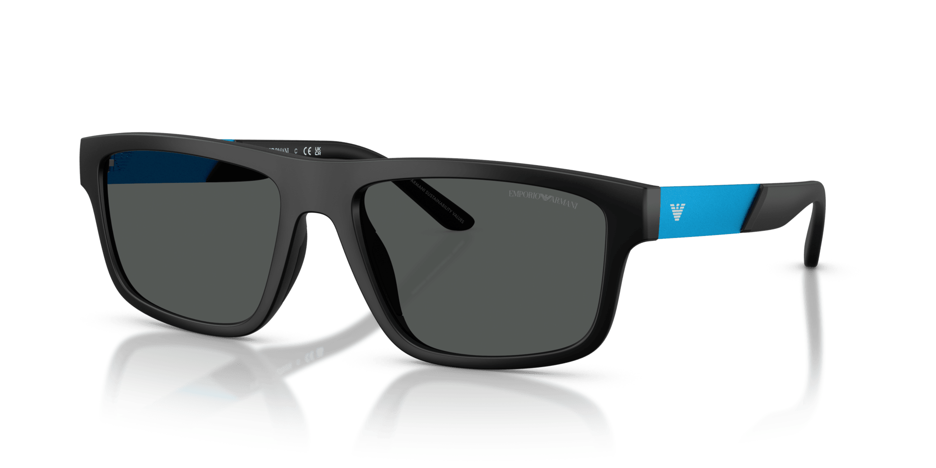 0EA4244U Injected Men Sunglasses