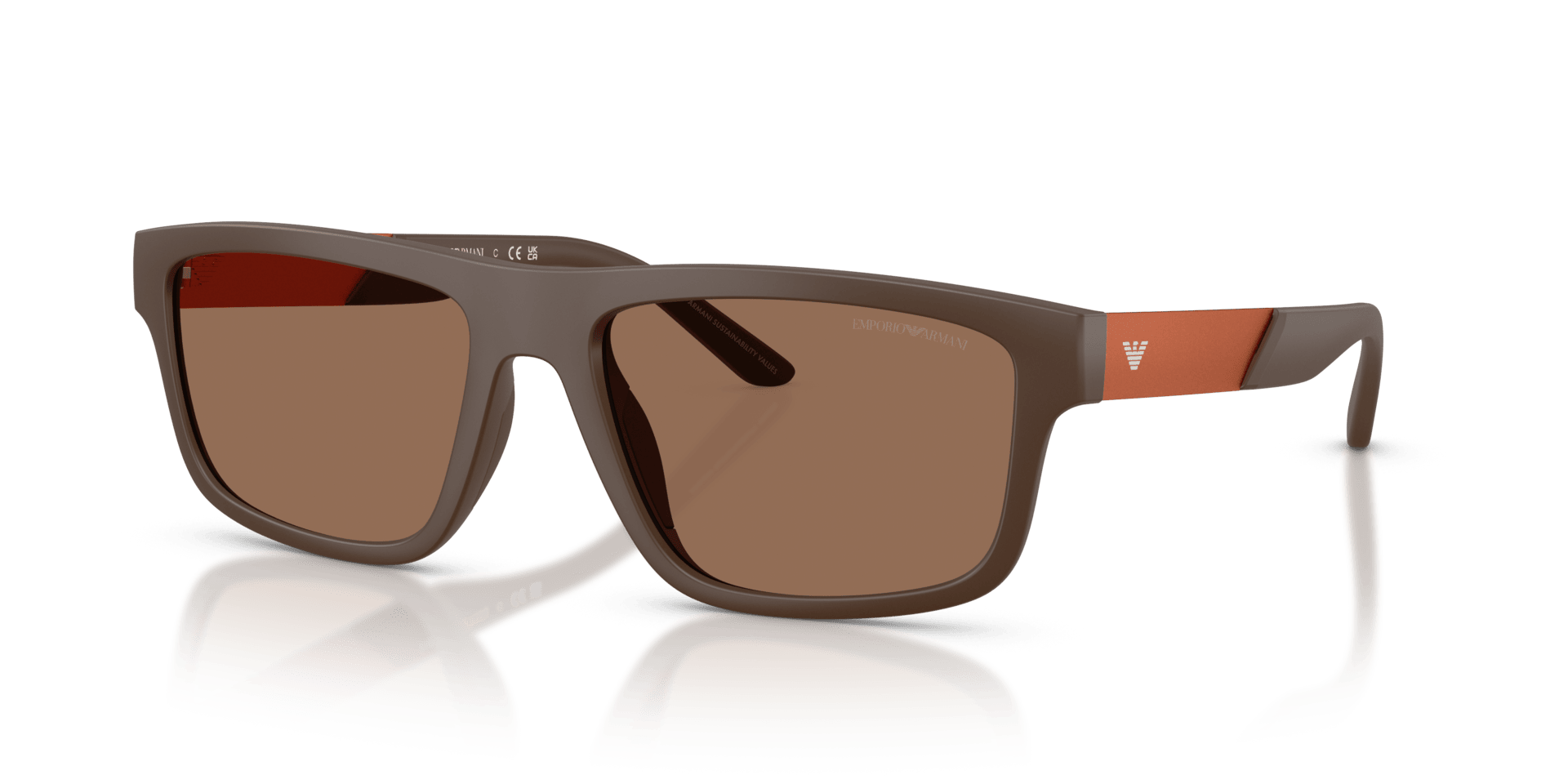 0EA4244U Injected Men Sunglasses