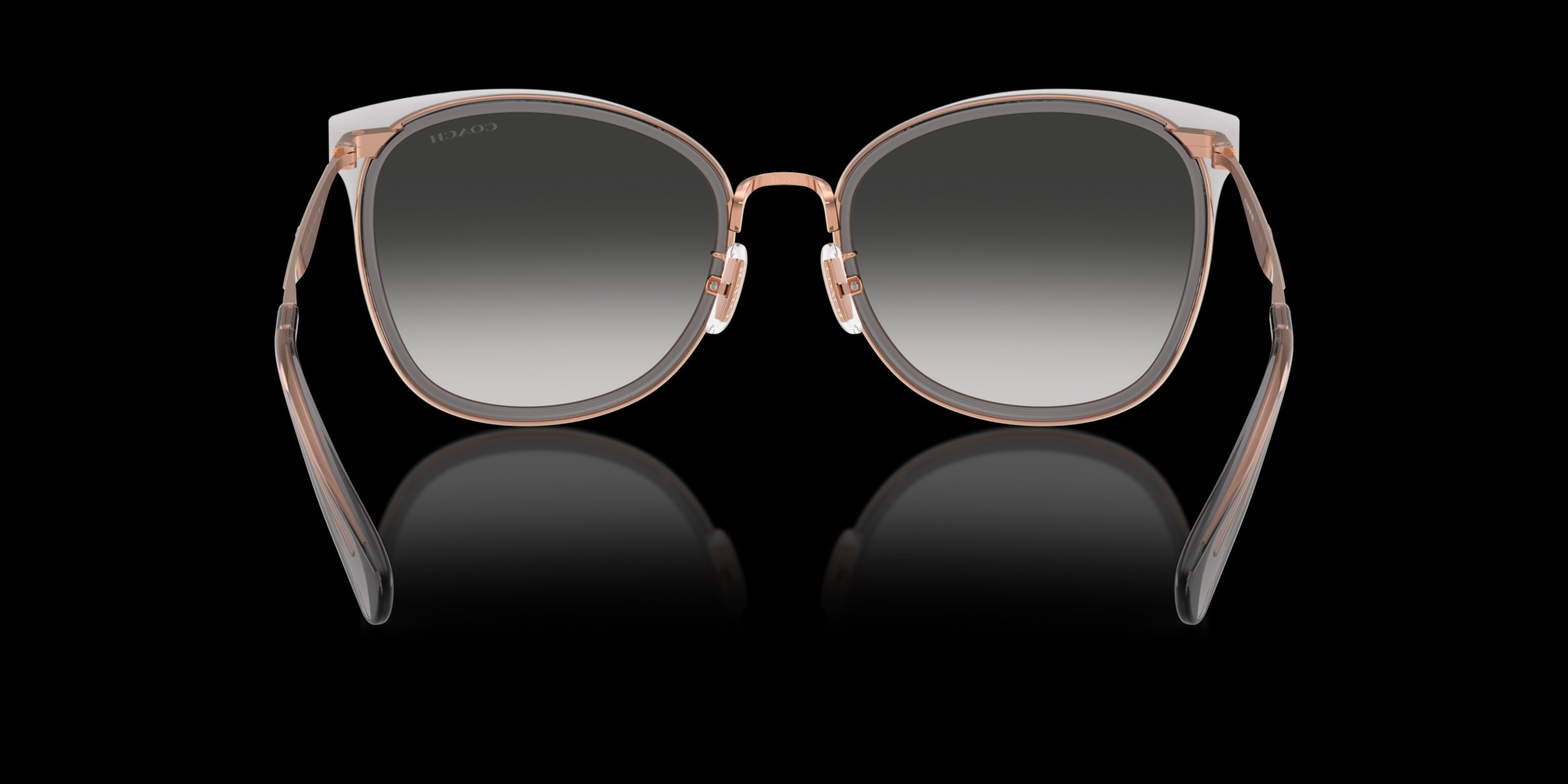 Coach Grey Metal Women Sunglass