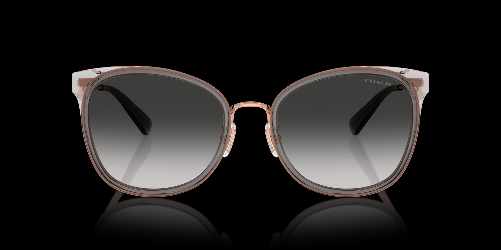 Coach Grey Metal Women Sunglass