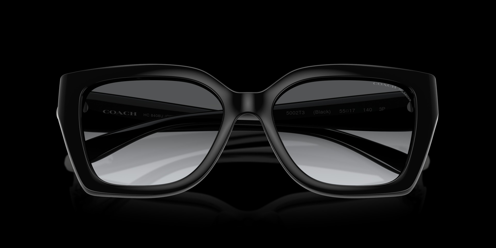 Coach Black Injected Women Sunglass