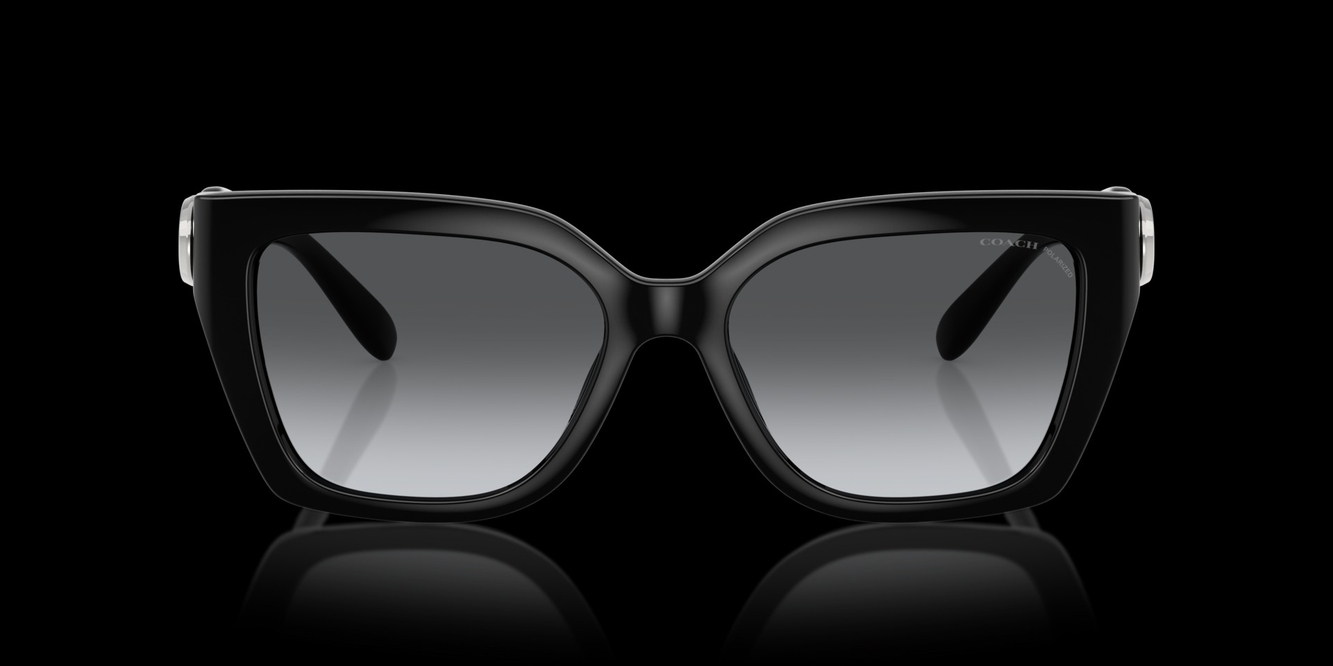 Coach Black Injected Women Sunglass