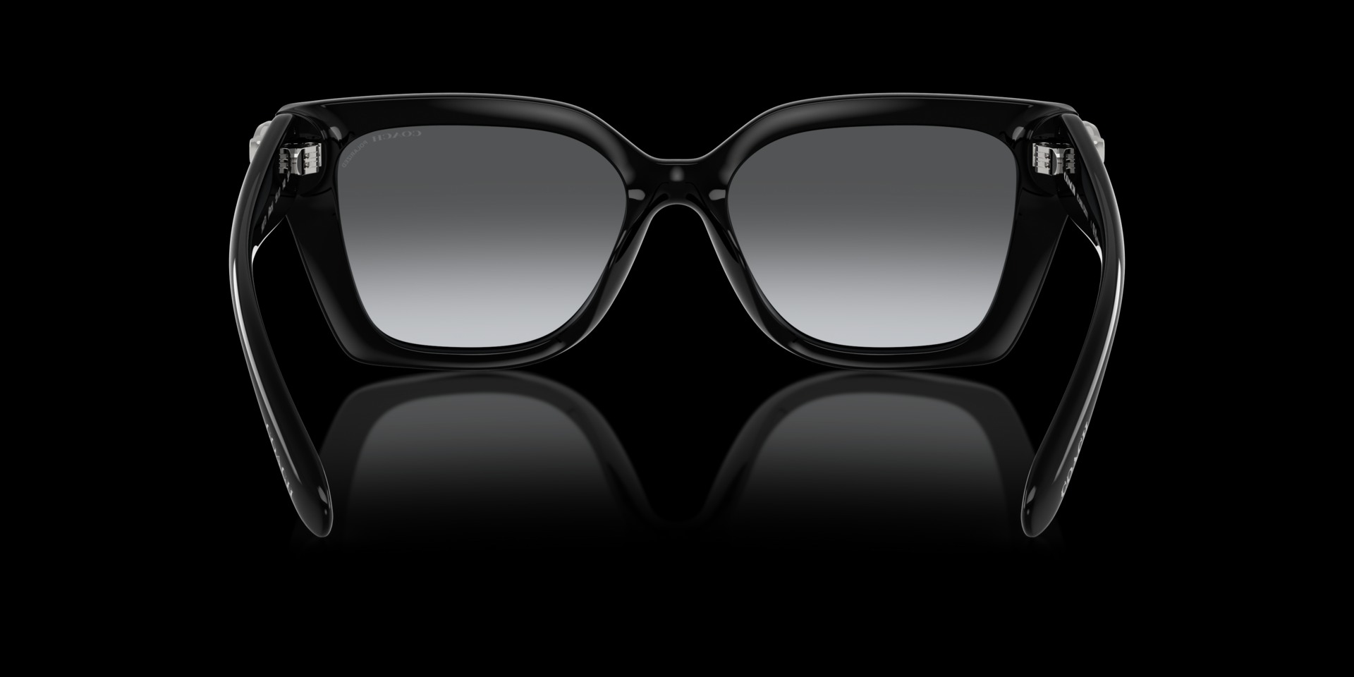 Coach Black Injected Women Sunglass