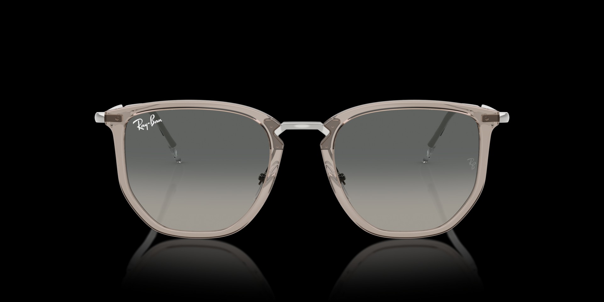 Ray-Ban Grey Injected Unisex Sunglass
