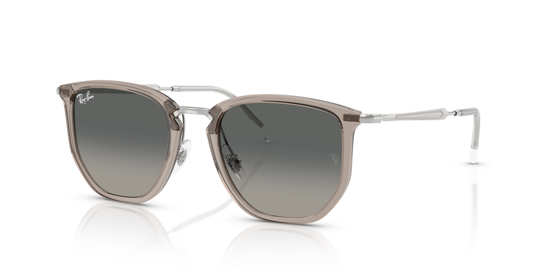 Ray-Ban Grey Injected Unisex Sunglass