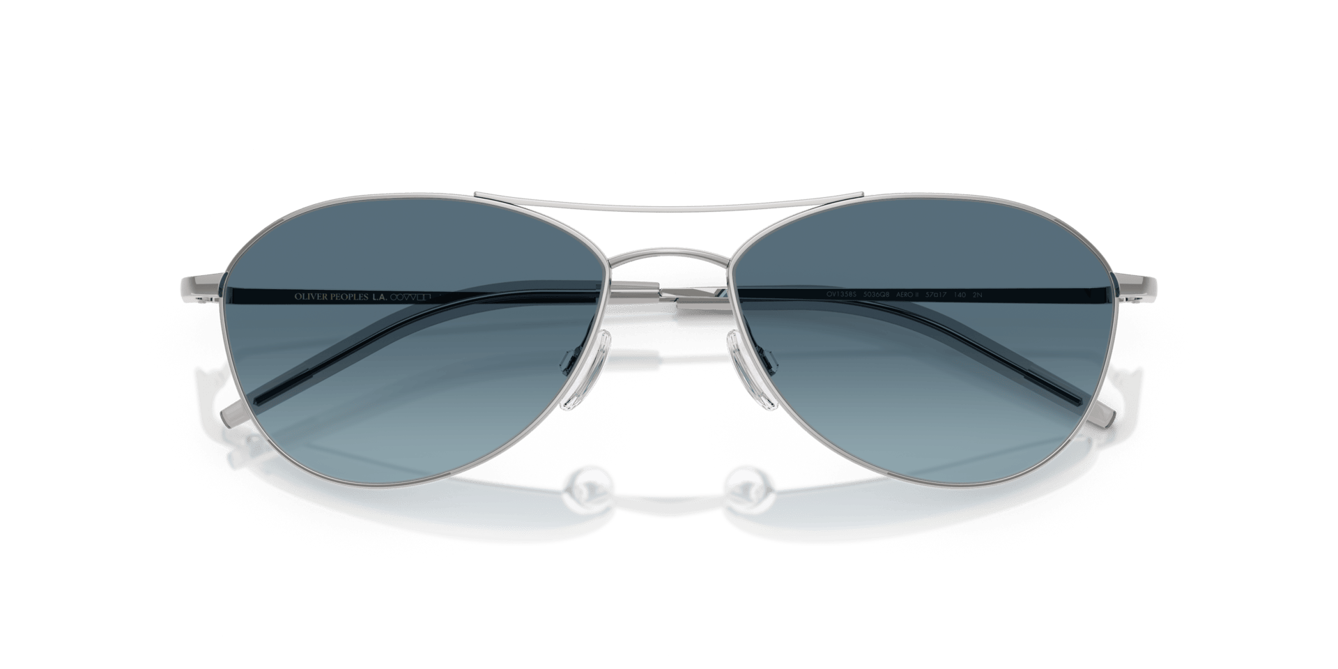 0OV1358S Steel Unisex Sunglasses