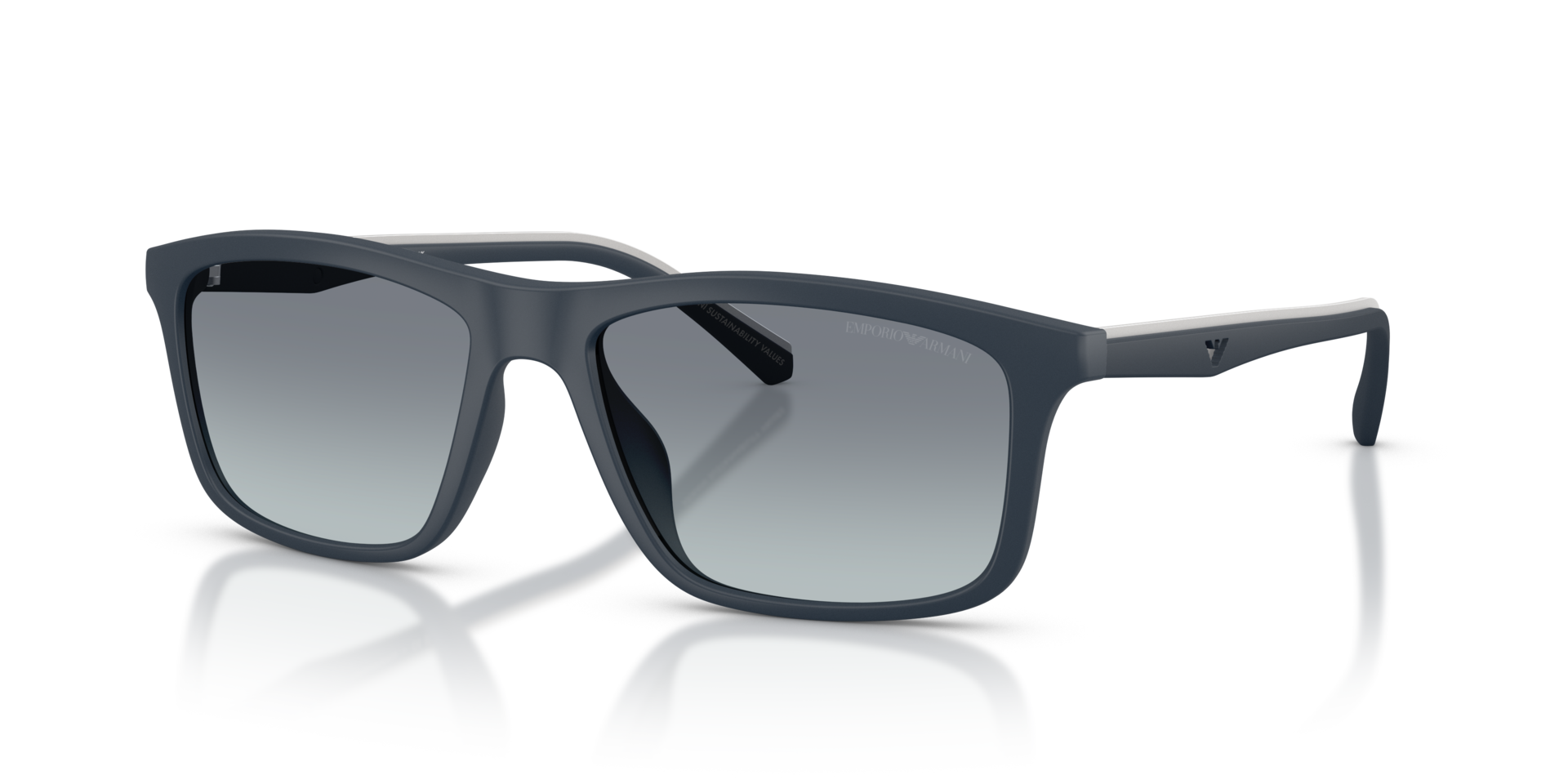 Emporio Armani Blue Injected Man Sunglass