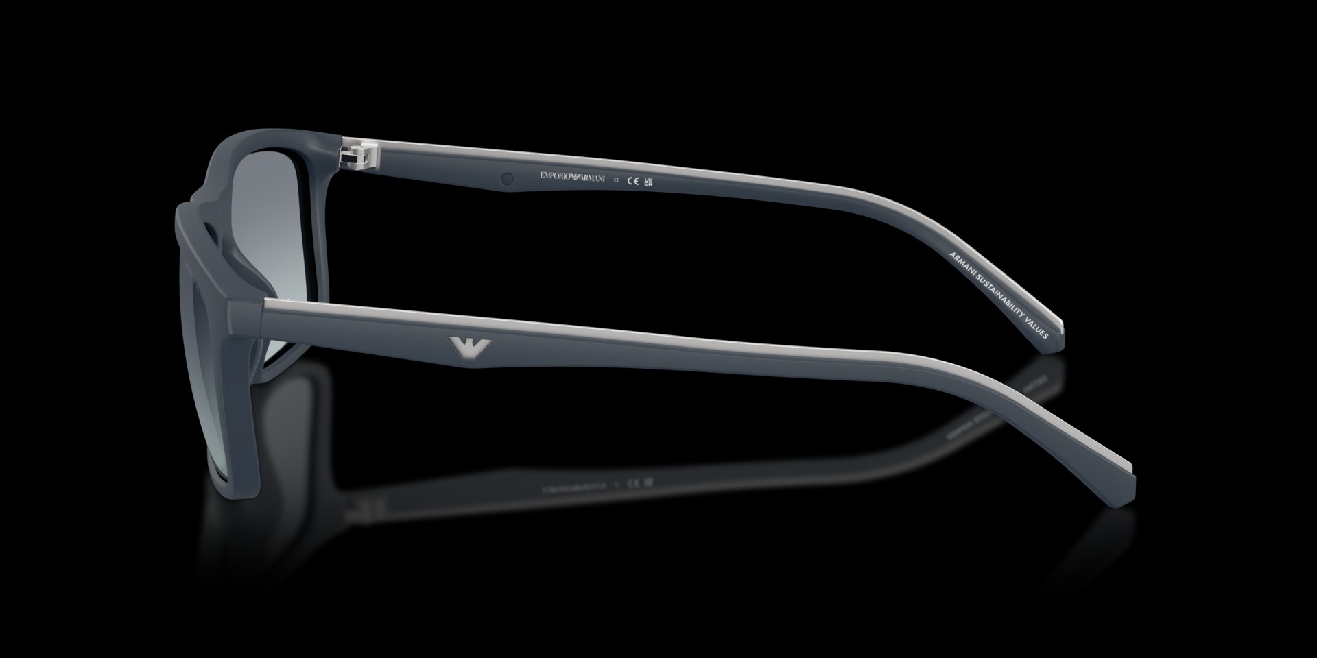 Emporio Armani Blue Injected Man Sunglass