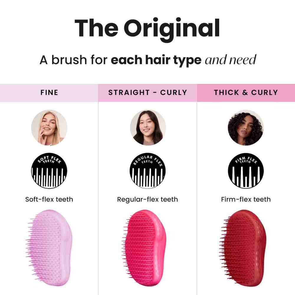 The Original Detangling Regular Hairbrush • Pink Fizz