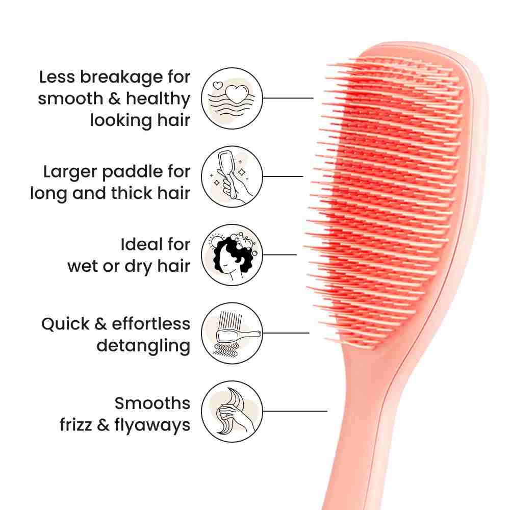 The Ultimate Detangler Hairbrush • Peach Glow