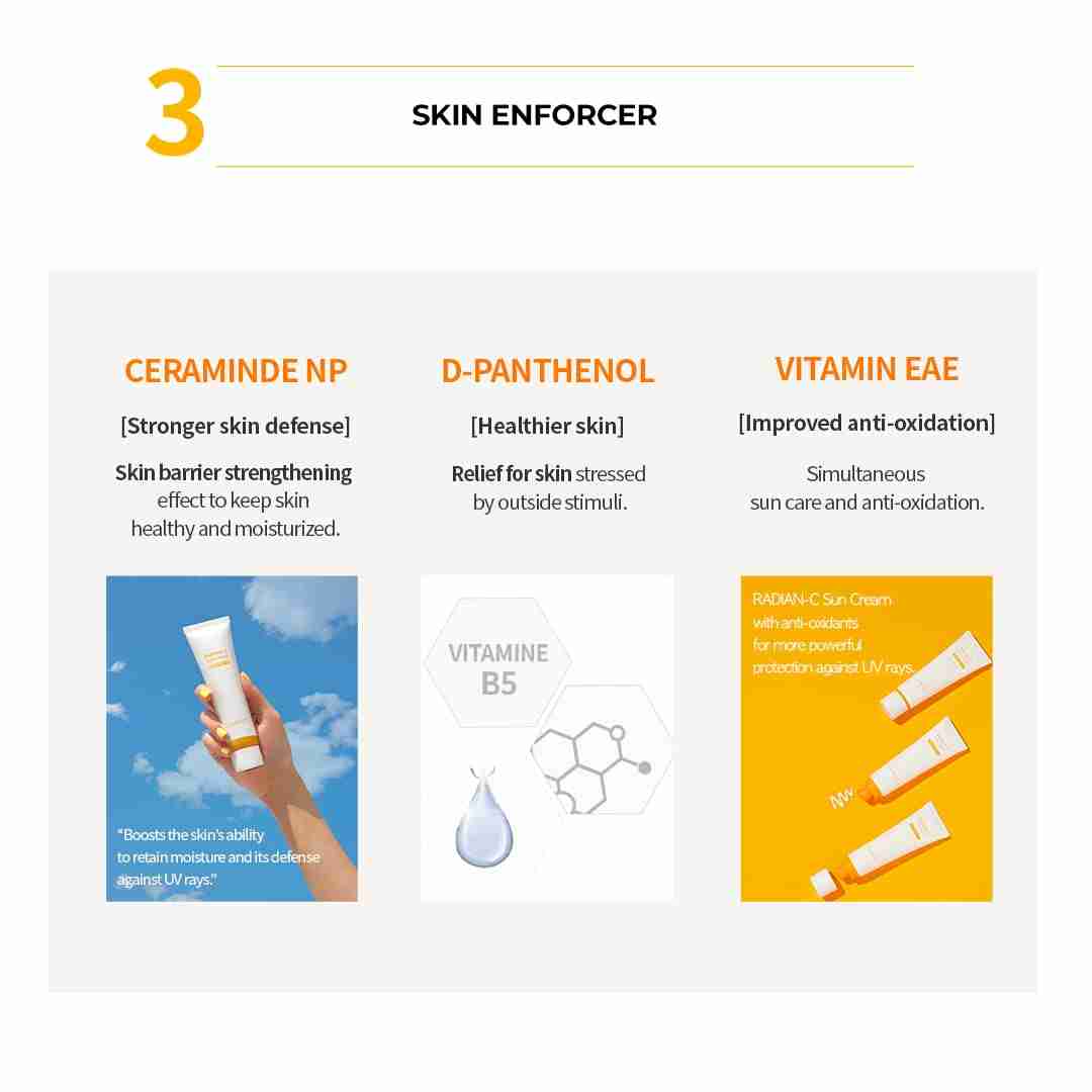 Radian-C Sun Cream Spf 50+ Pa++++ • 50ml