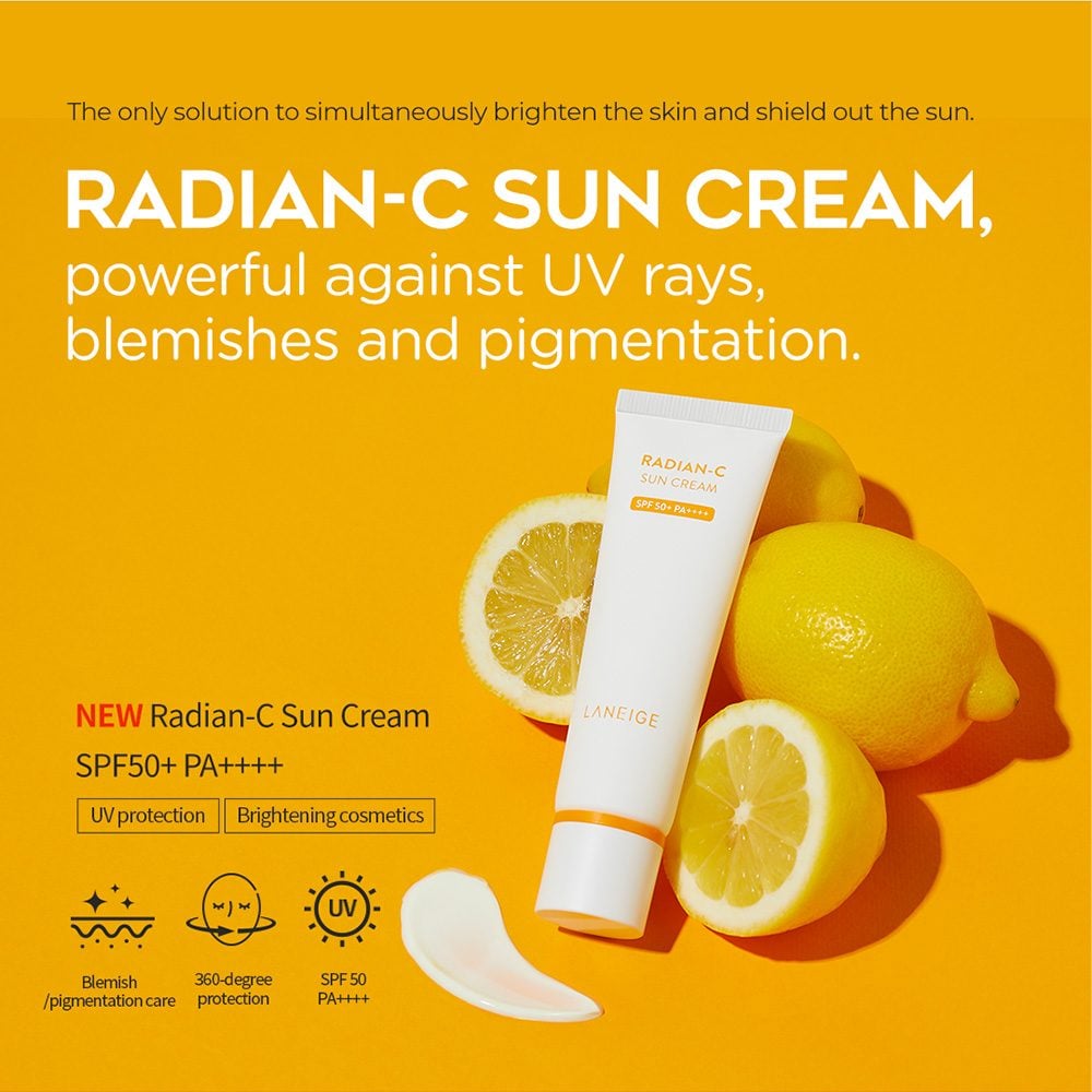 Radian-C Sun Cream Spf 50+ Pa++++ • 50ml