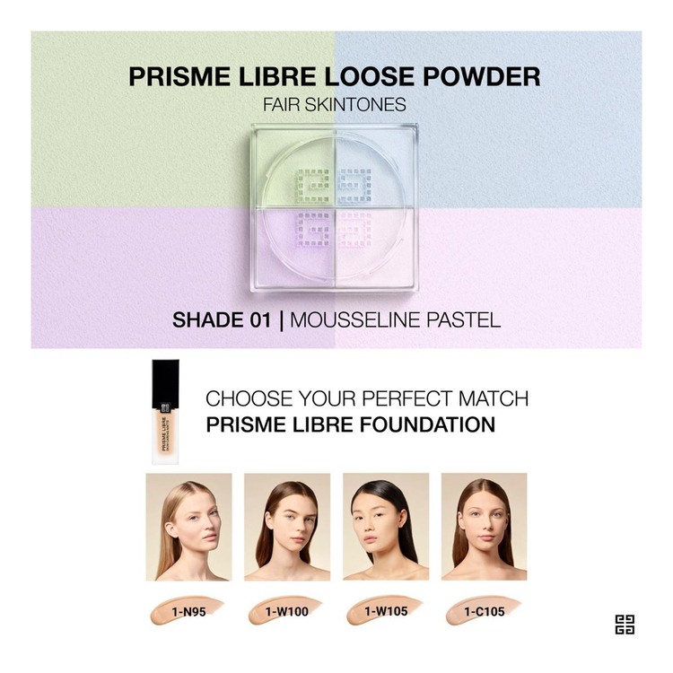 Prisme Libre Skin Caring Matte Foundation • W355