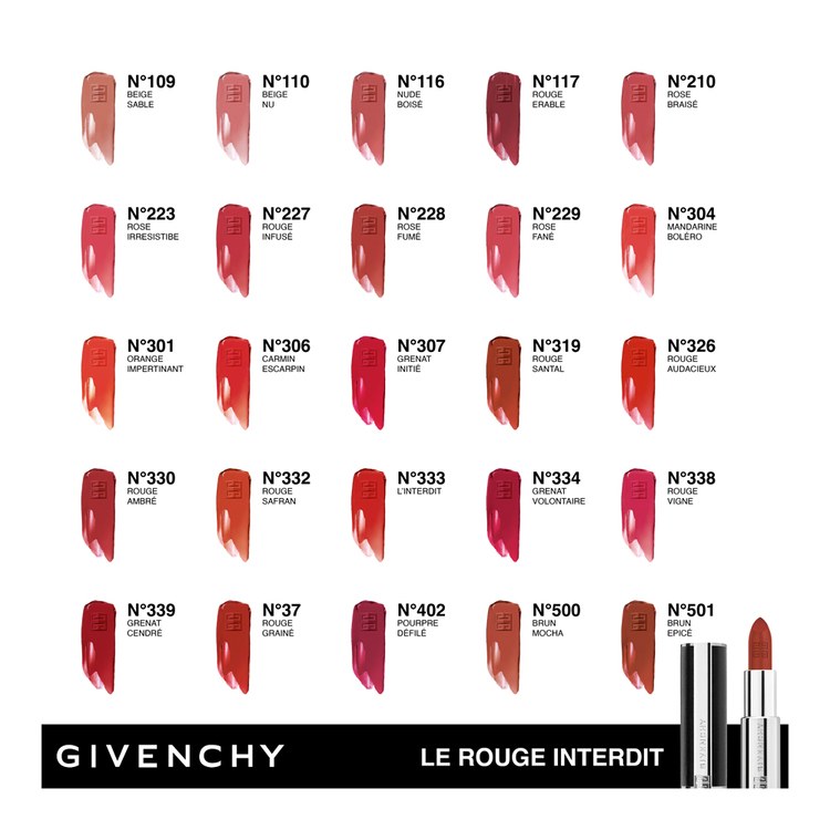 Le Rouge Interdit Intense Silk Lipstick • N339 Grenat Cendré