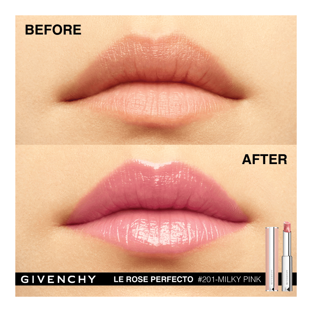 Rose Perfecto Lip Balm • 201 Milky Pink