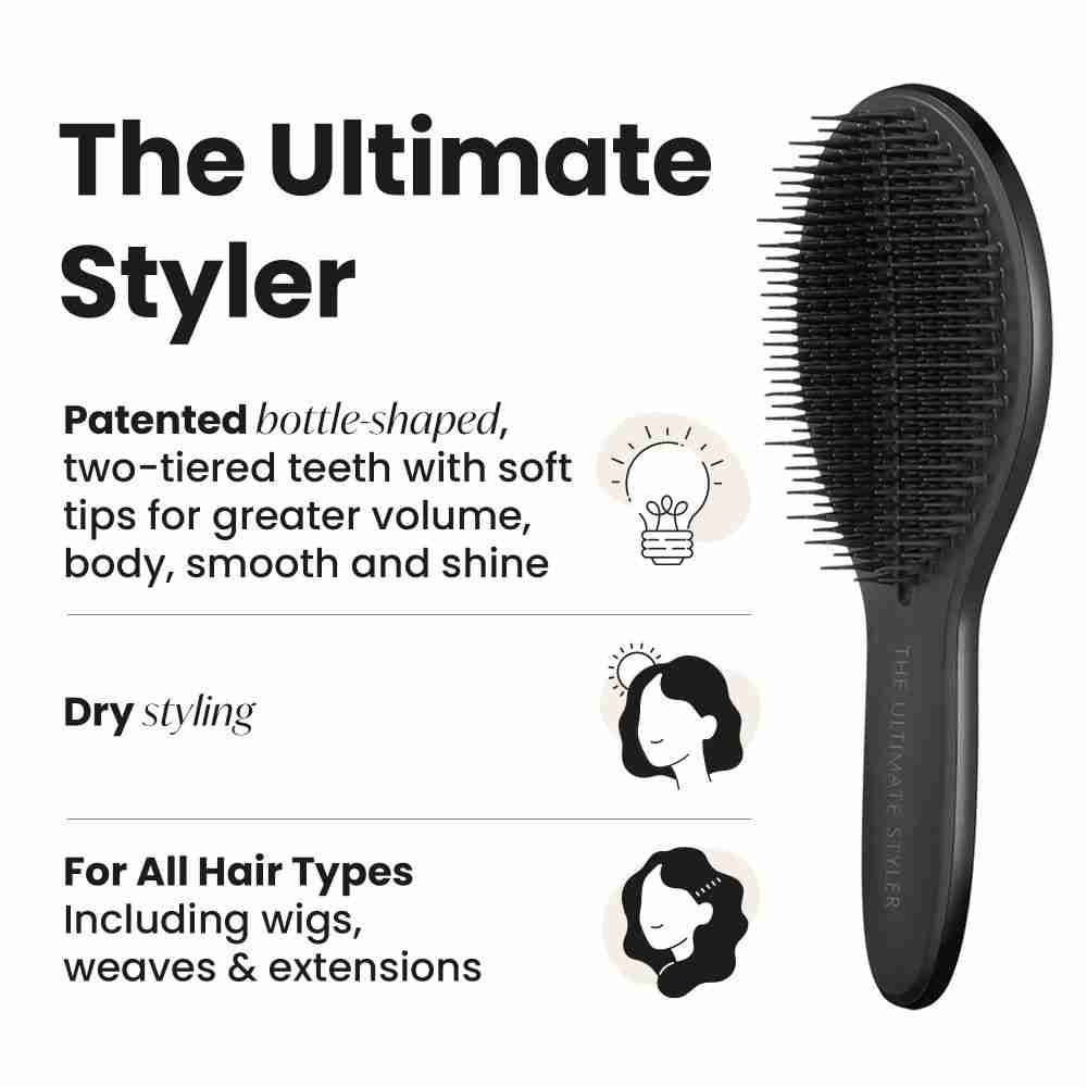 Ultimate Styler Regular Hairbrush • Jet Black