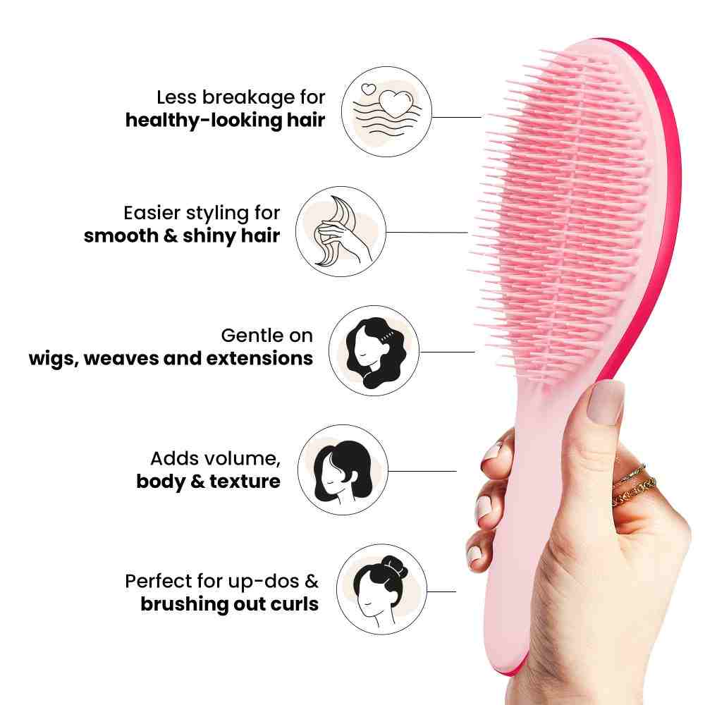 Ultimate Styler Regular Hairbrush • Bright Pink