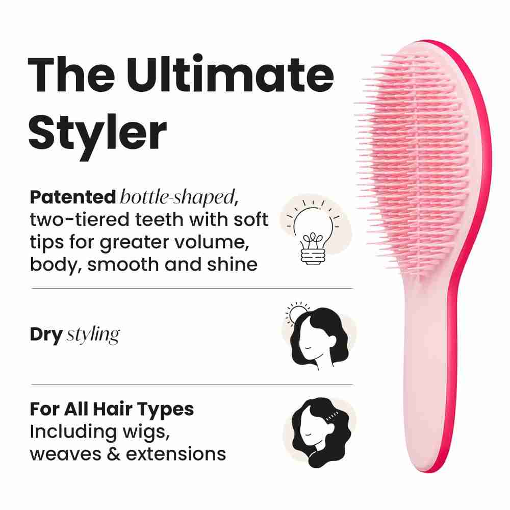 Ultimate Styler Regular Hairbrush • Bright Pink