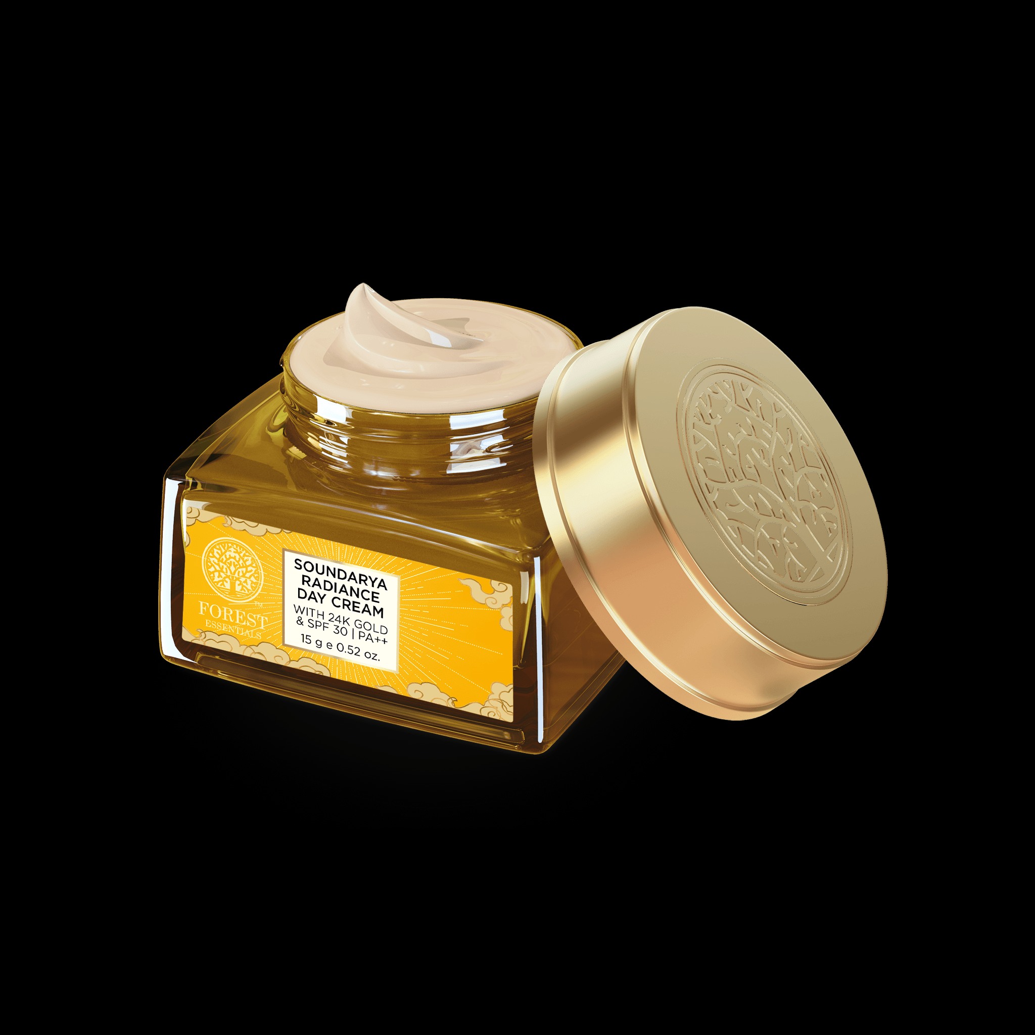 Soundarya Radiance Day Cream with 24K Gold & SPF 25 • 15g