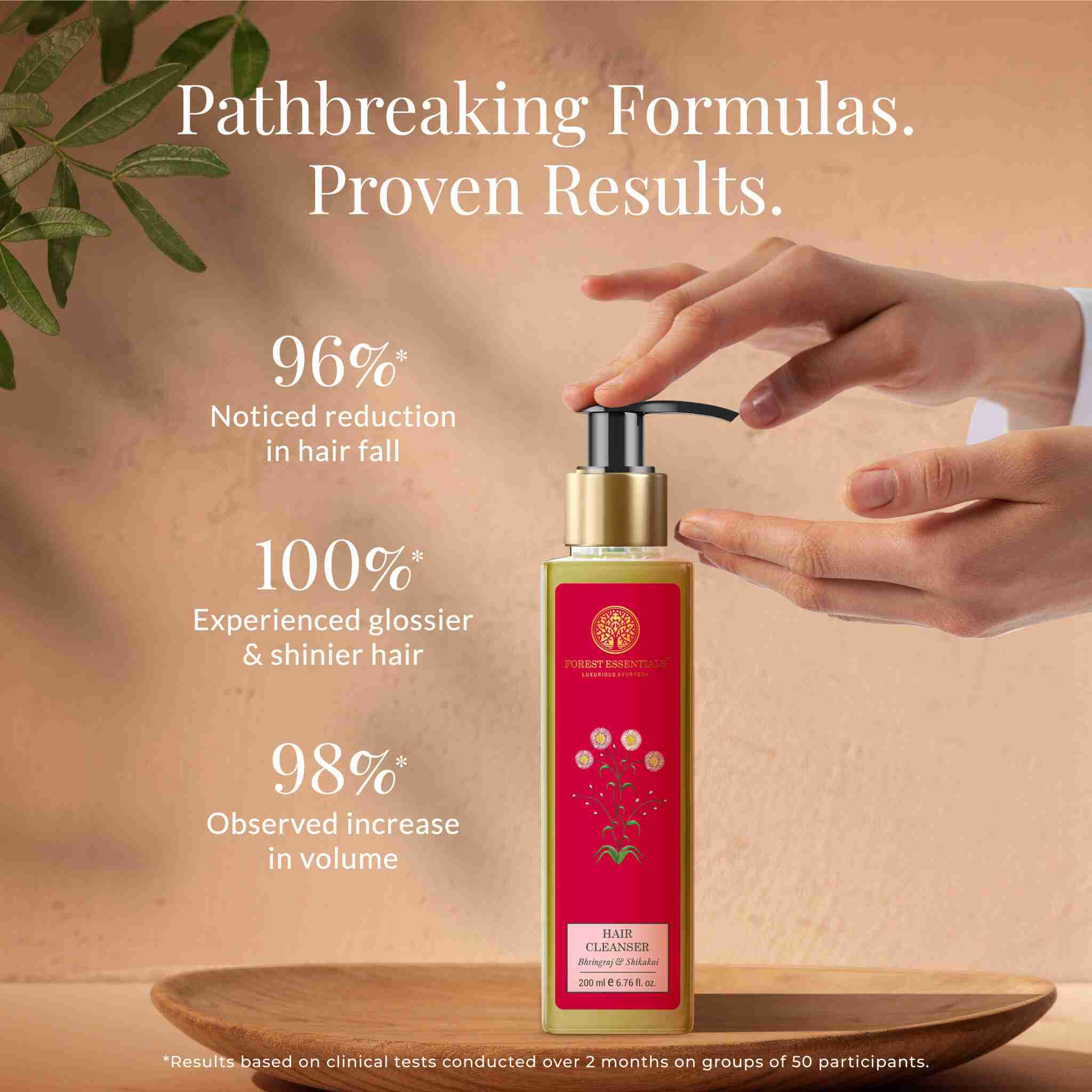 Hair Cleanser Ayurvedic Shampoo • Bhringraj & Shikakai