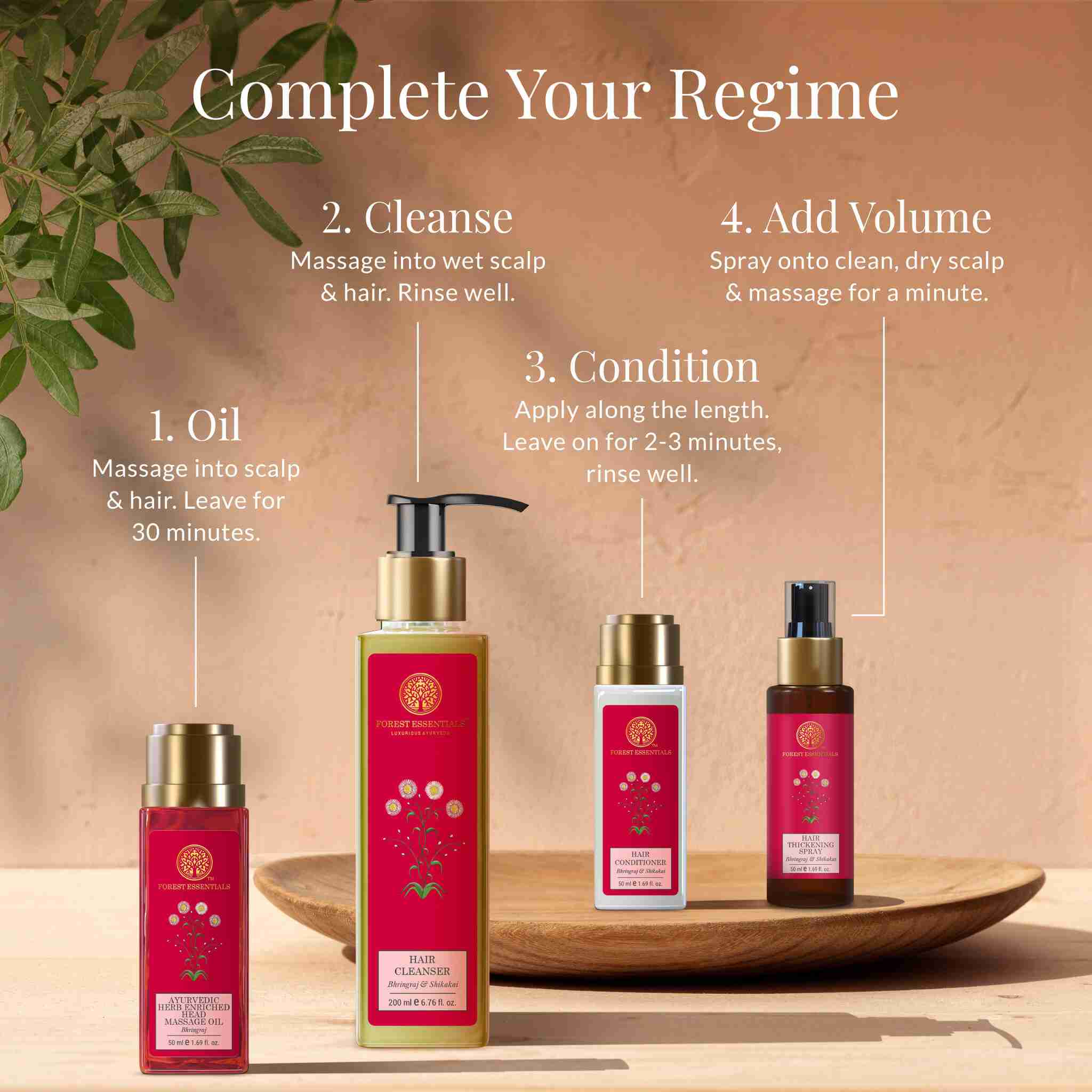 Hair Cleanser Ayurvedic Shampoo • Bhringraj & Shikakai
