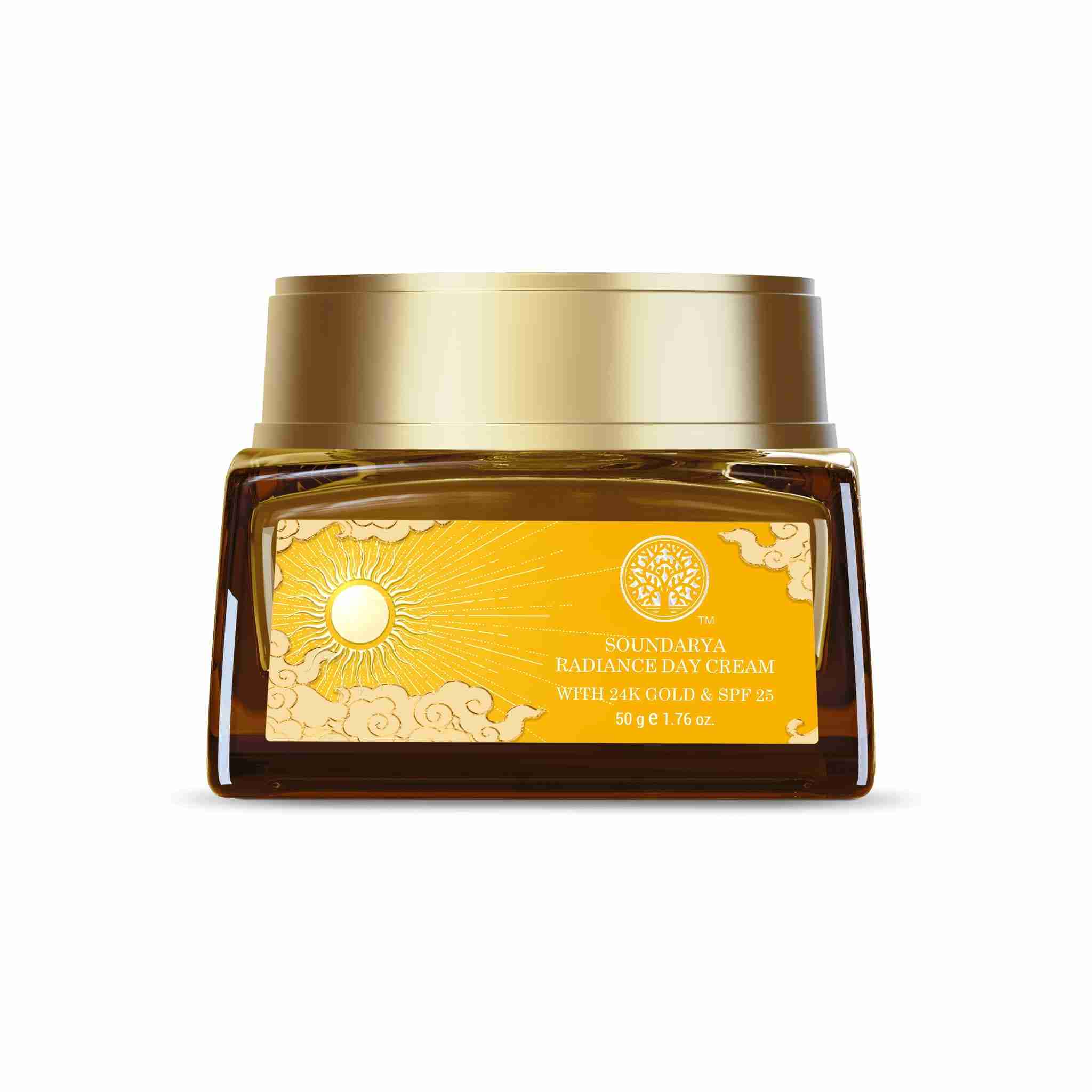Soundarya Radiance Day Cream with 24K Gold & SPF 25 • 50g