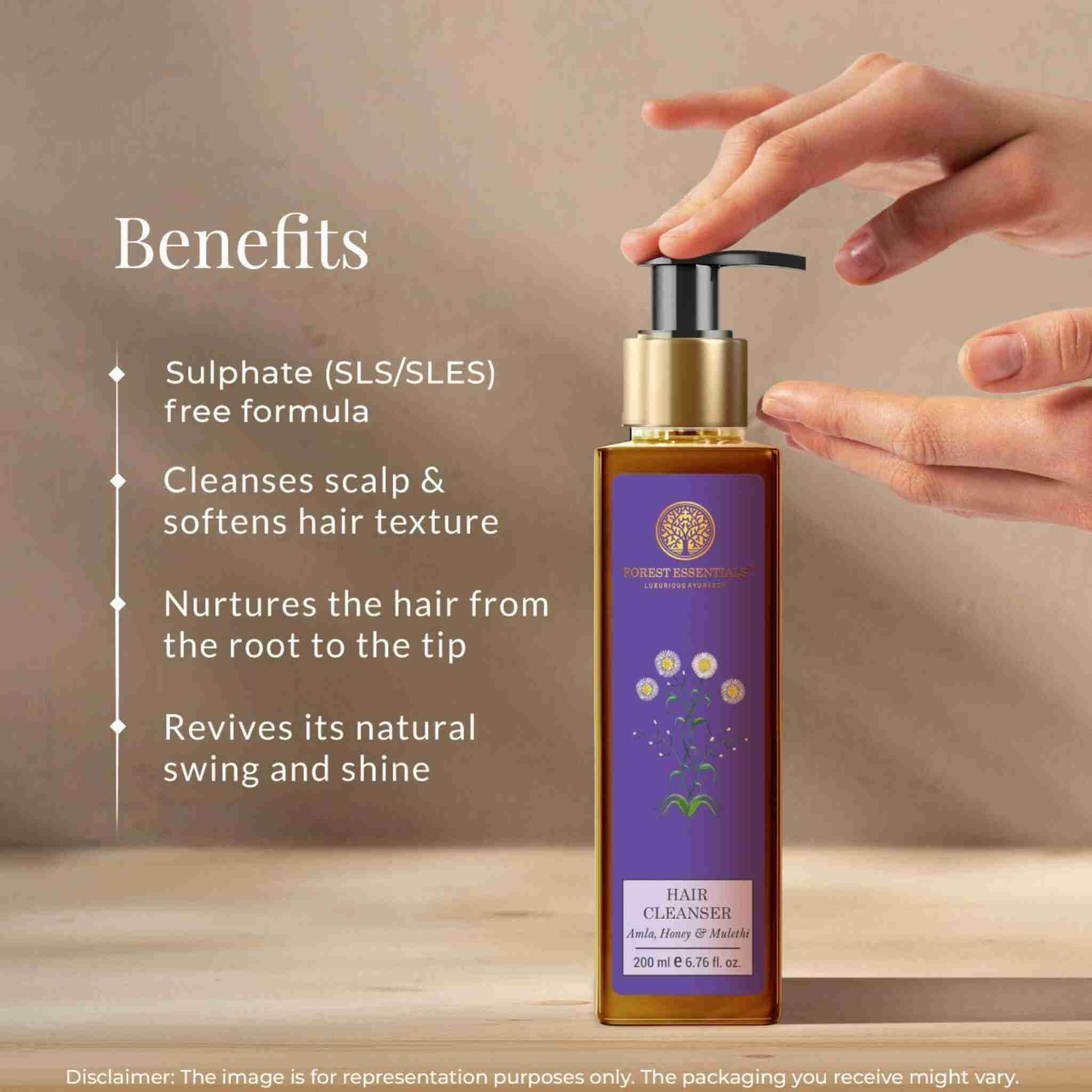 Hair Cleanser Ayurvedic Shampoo • Amla Honey & Mulethi